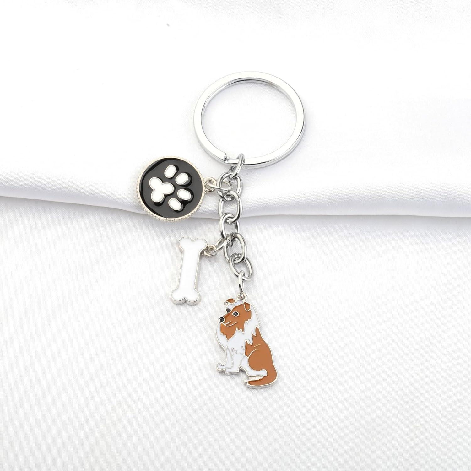 Ensianth Dog Keychain Perfect Gifts for Dog Lovers Owners