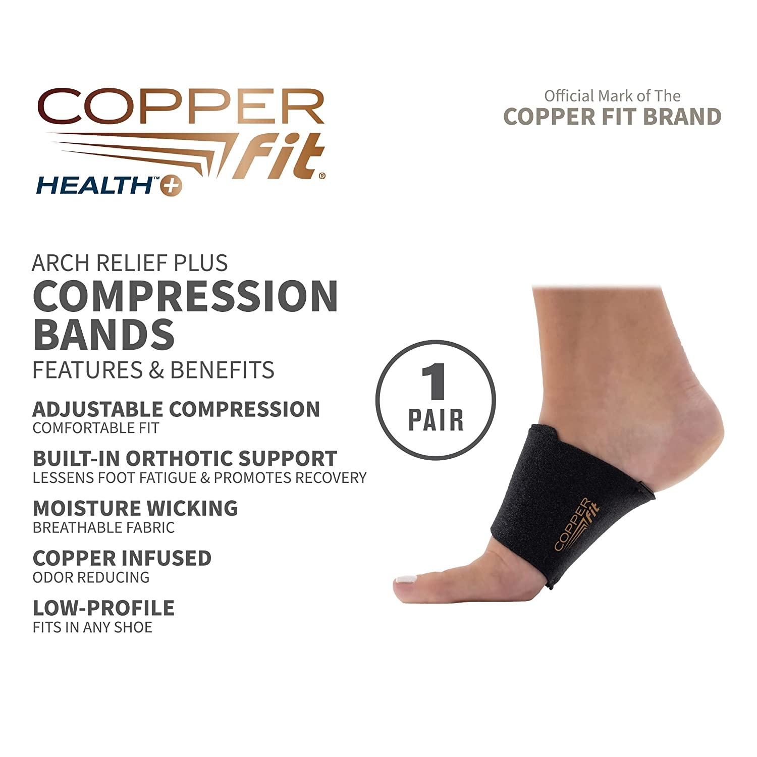 Copper Fit Health Unisex Arch Relief Plus with BuiltIn Orthotic