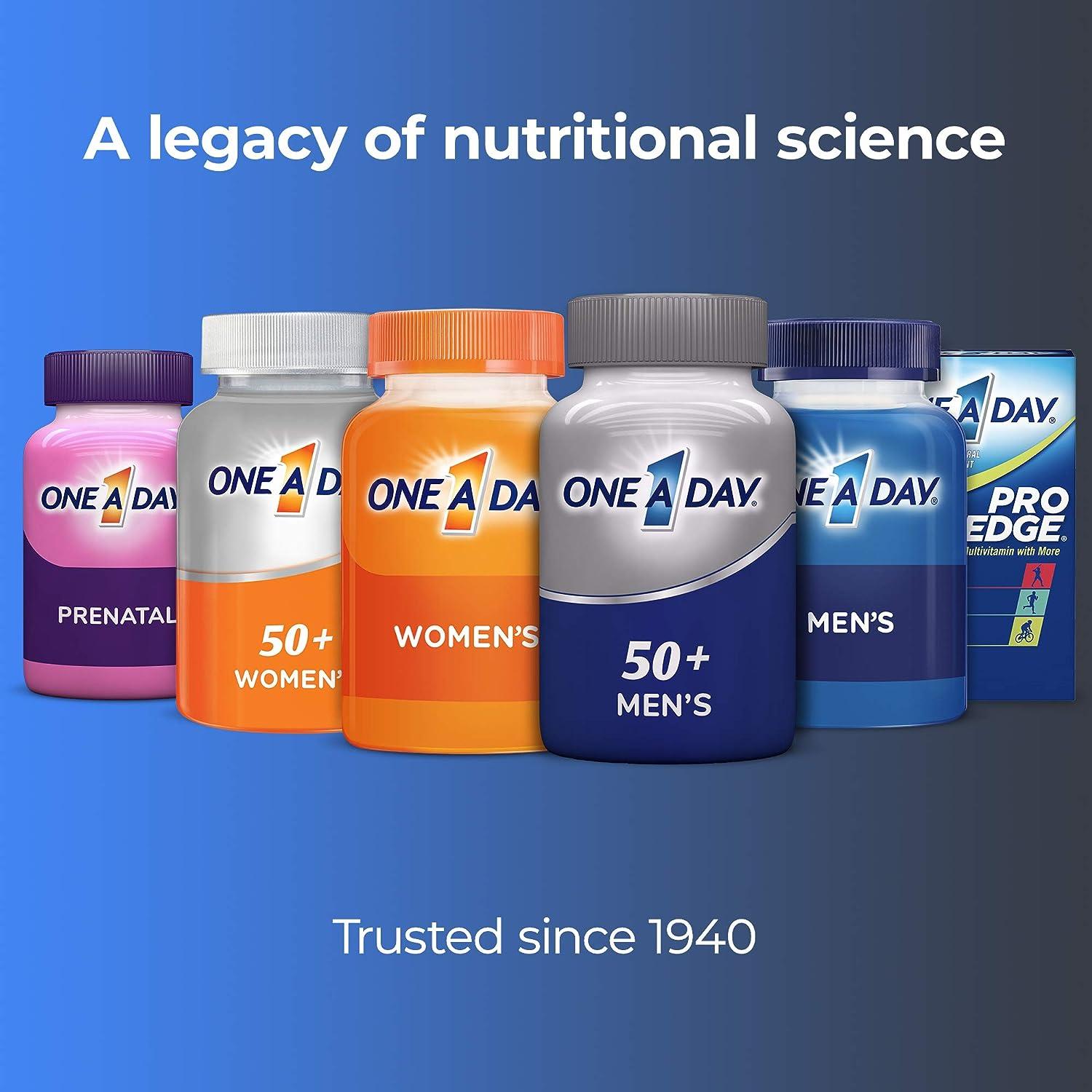 One A Day Men's 50+ Healthy Advantage Multivitamin Supplement - 200 ...