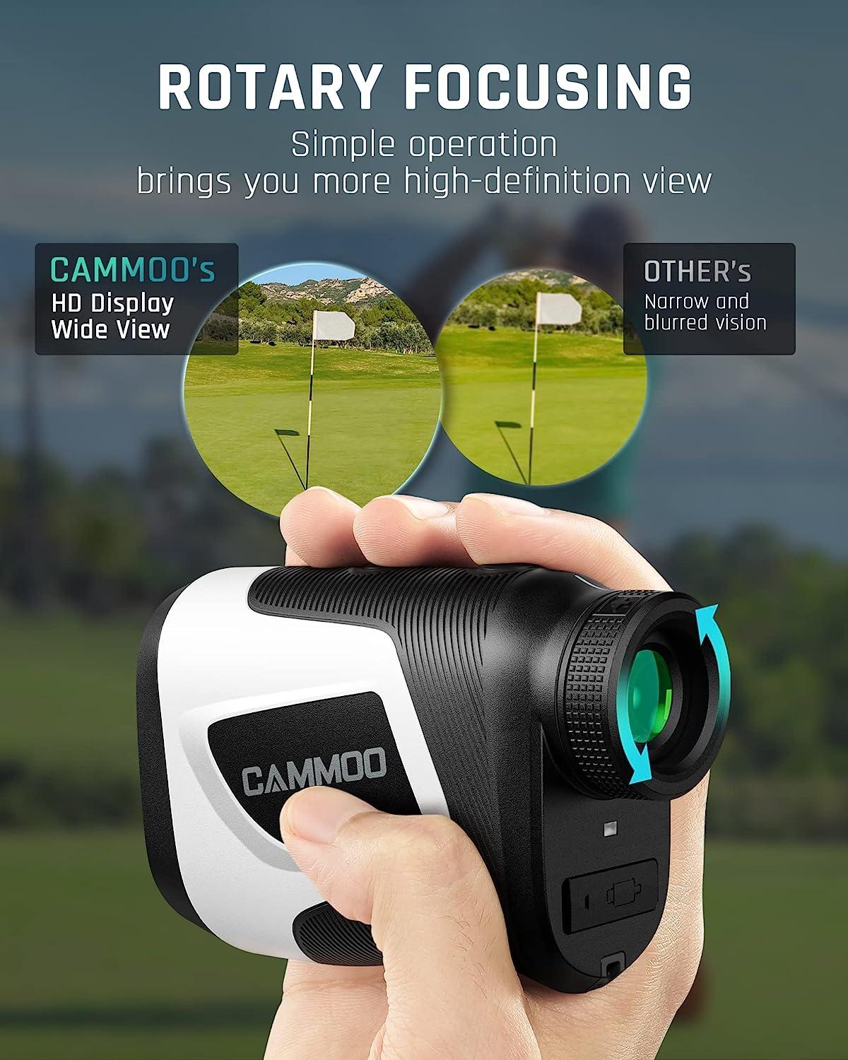 Camoo Golf Rangefinder with Slope | 1100Y Range Finder with