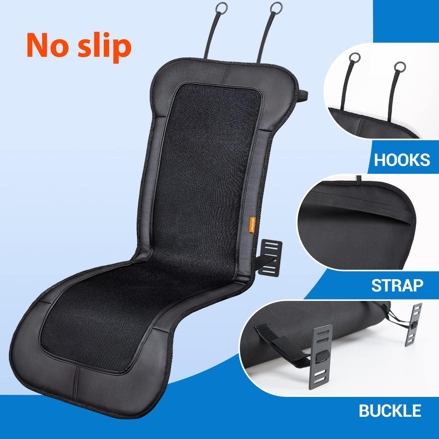 CARSHION Heated Seat Cover Longer Size PU Leather with Fast