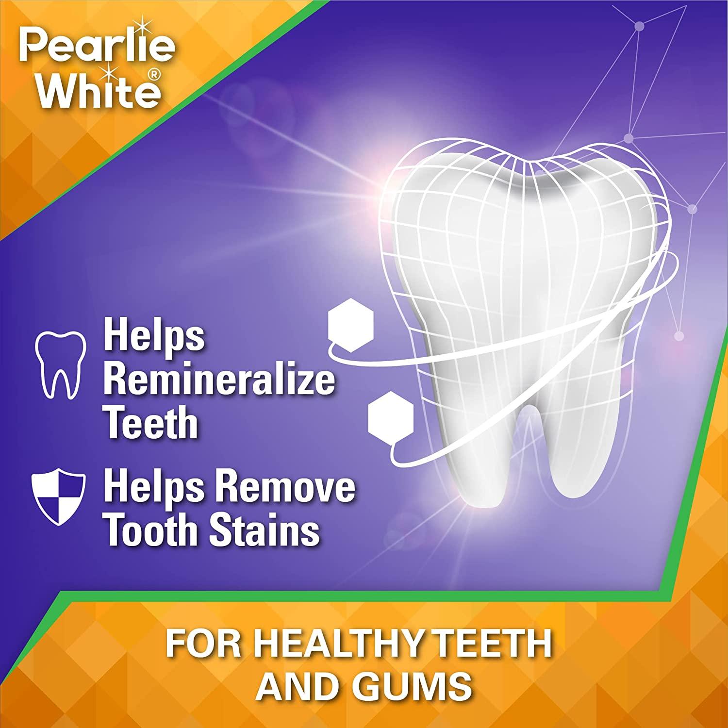 Pearlie White Active Remineralization Fluoride Free Toothpaste 3.8oz