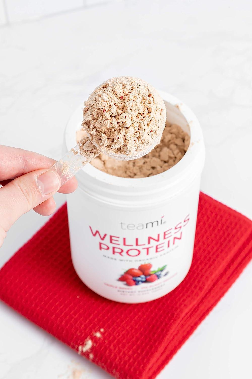 Teami Vegan Protein Powder with Organic Ingredients Smooth Plant