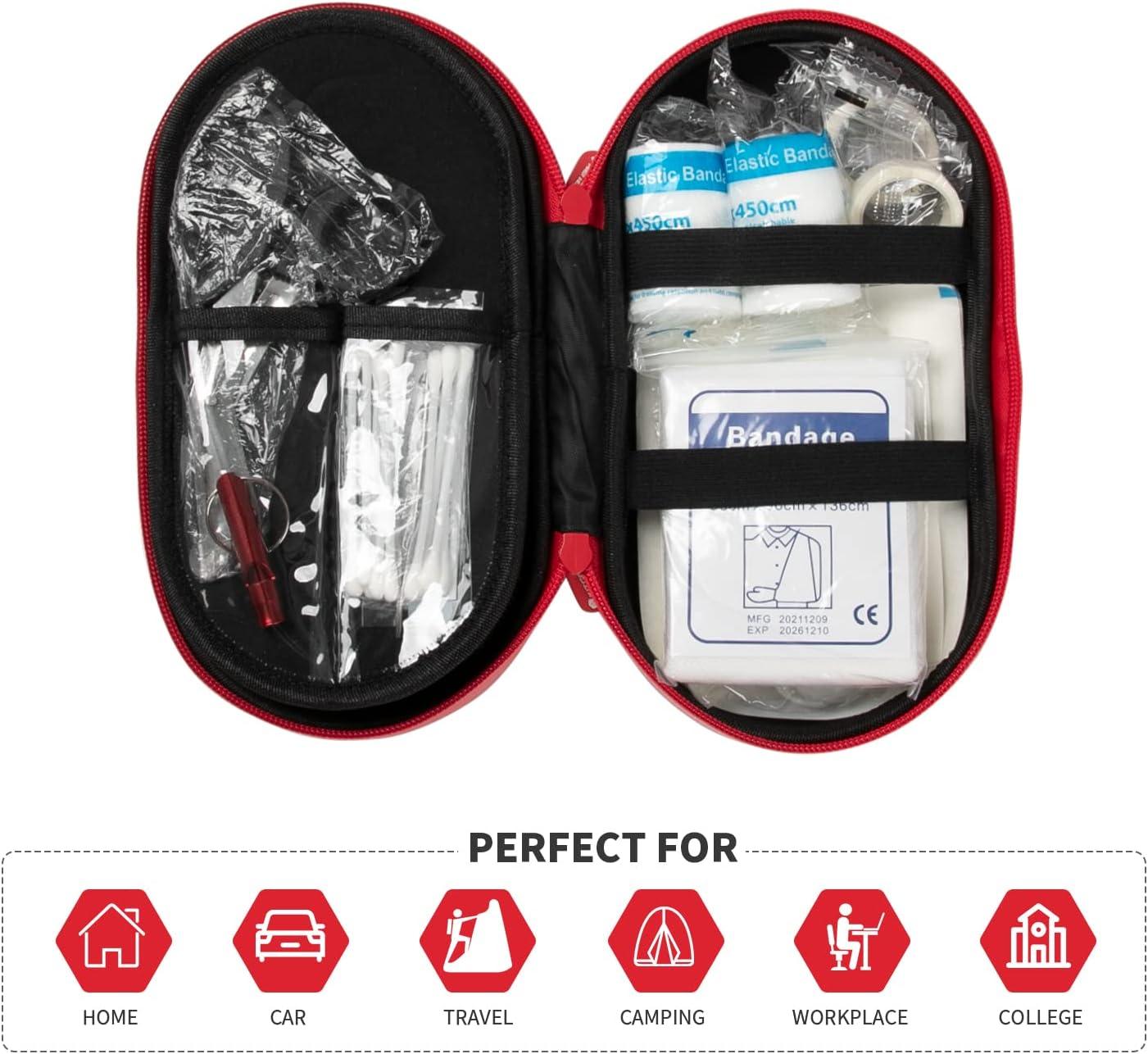 First Aid Kit Empty Emergency Kits -Waterproof Fire Prevention Wear Resisting Adjustable Straps First Aid Bag For Travel, Home, Office, Car, Hiking, Workplace & Outdoor Navy Blue 25 * 35 * 45 - View #6