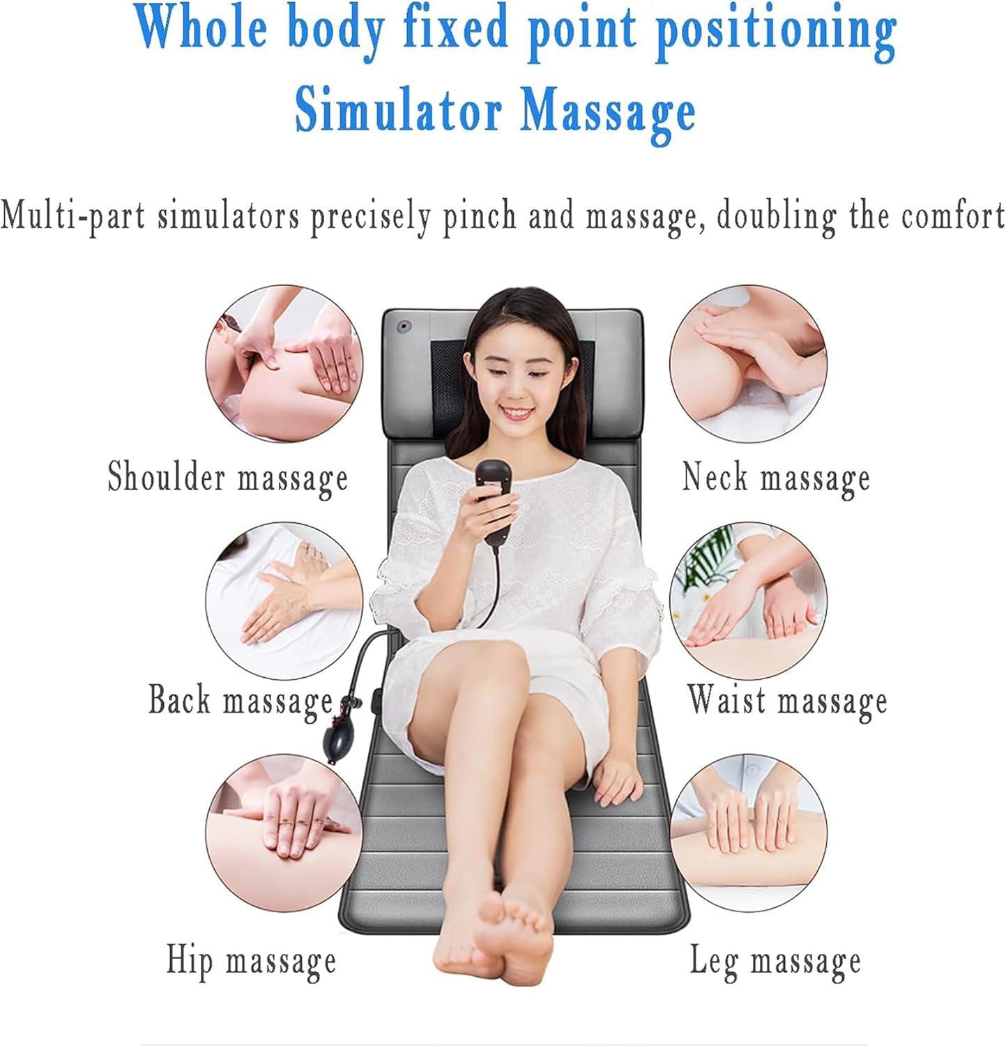 McBean Home Massage Blanket & Body Heating Pillows | 3-in-1 Use 9 Intensity  Levels Wave Vibration for Ultimate Relief