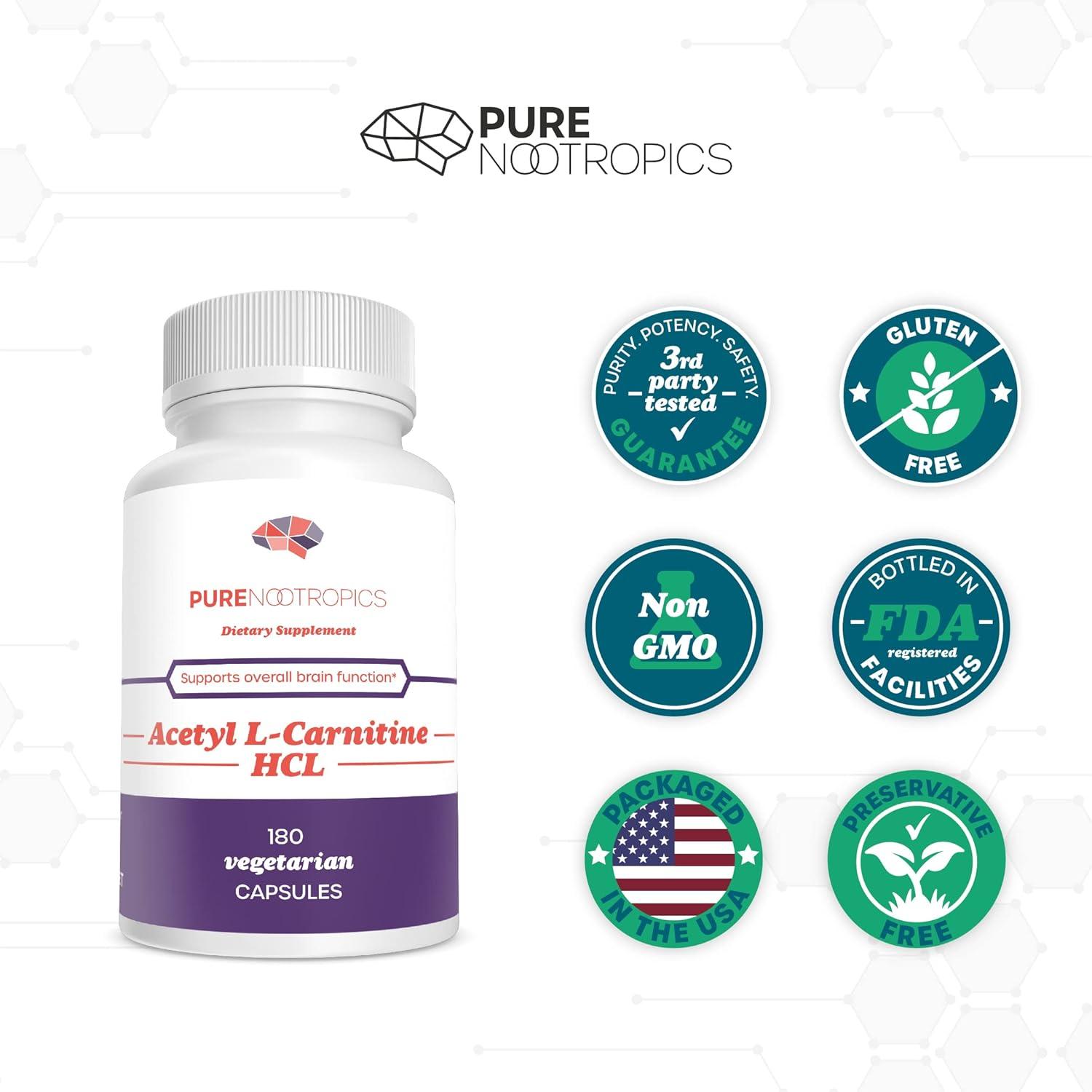 Acetyl L-Carnitine (ALCAR) 500mg Capsules | 180 Veg Cap Value Pack | Brain  & Memory Support | 3rd Party Tested for Purity | 180 Count | Buy Now with  Express International Delivery | GoSupps.com