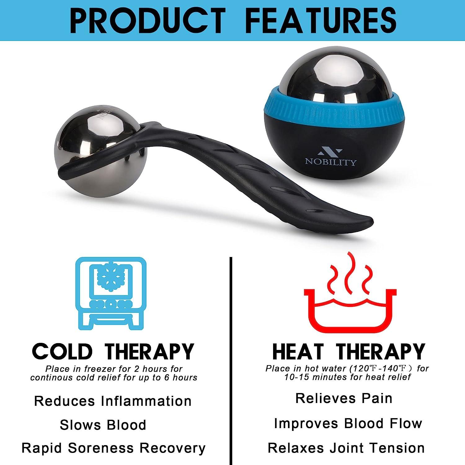 Nobility Massage Ball Roller Ice Cold and Hot for Deep Tissue and Sore