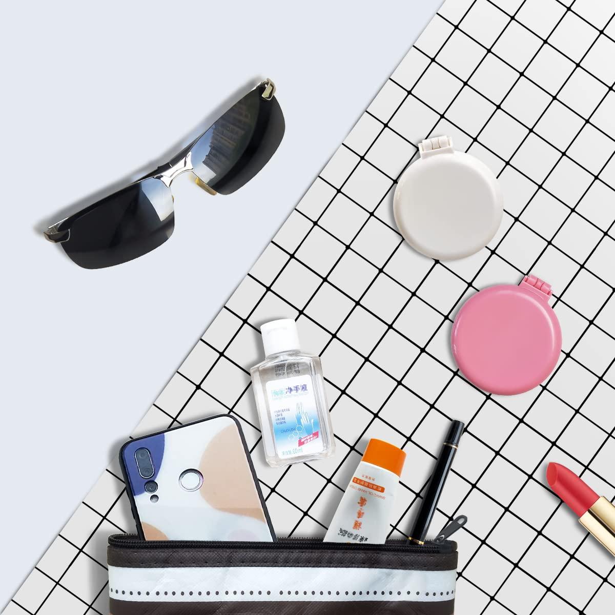 Ikohbadg Folding Hair Brush, Compact Travel Mirror, Mini Massage Comb For Purse Pocket Travel Size For Girls And Women Sliver - View #7