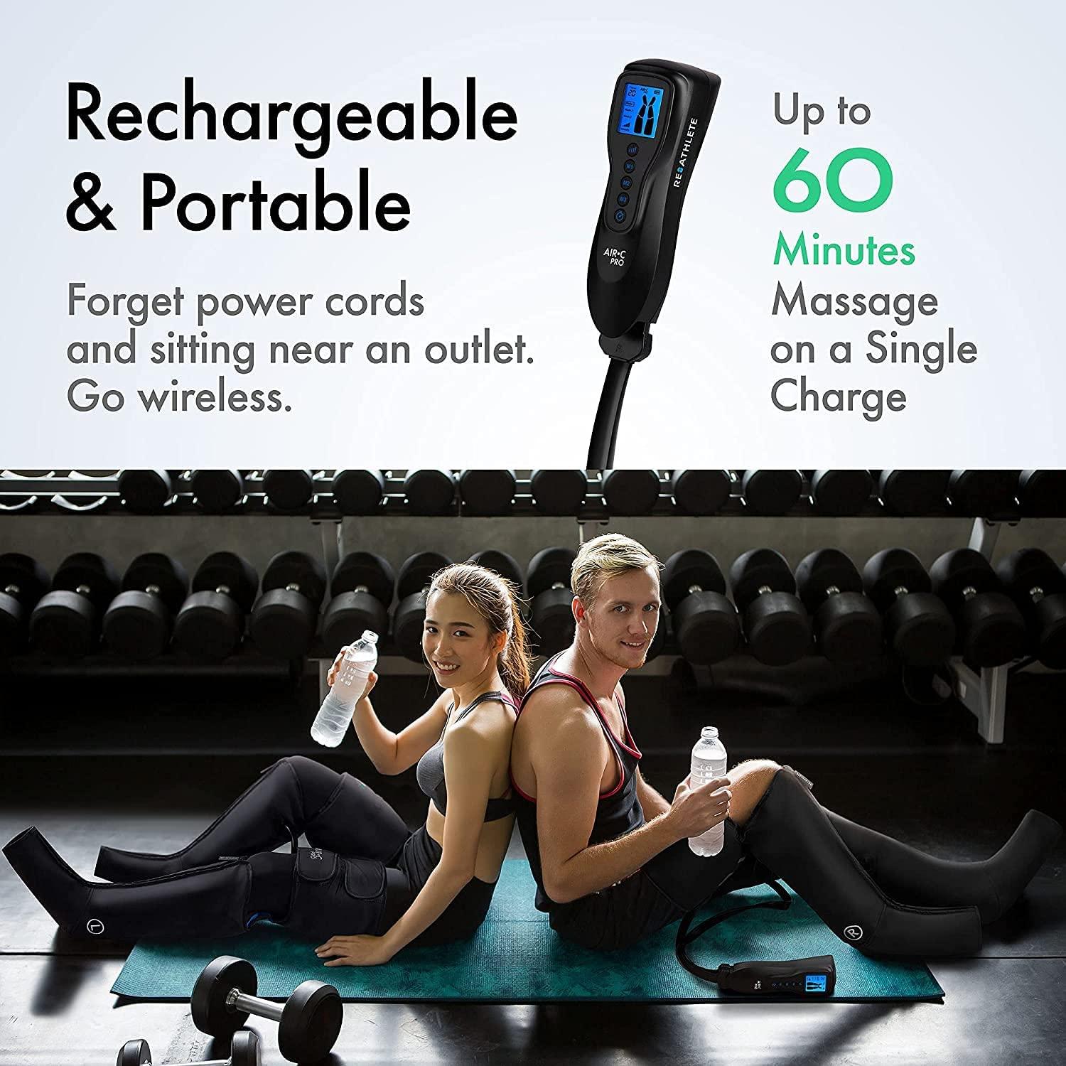 ReAthlete Leg Massager Rechargeable & Portable Sequential Compression