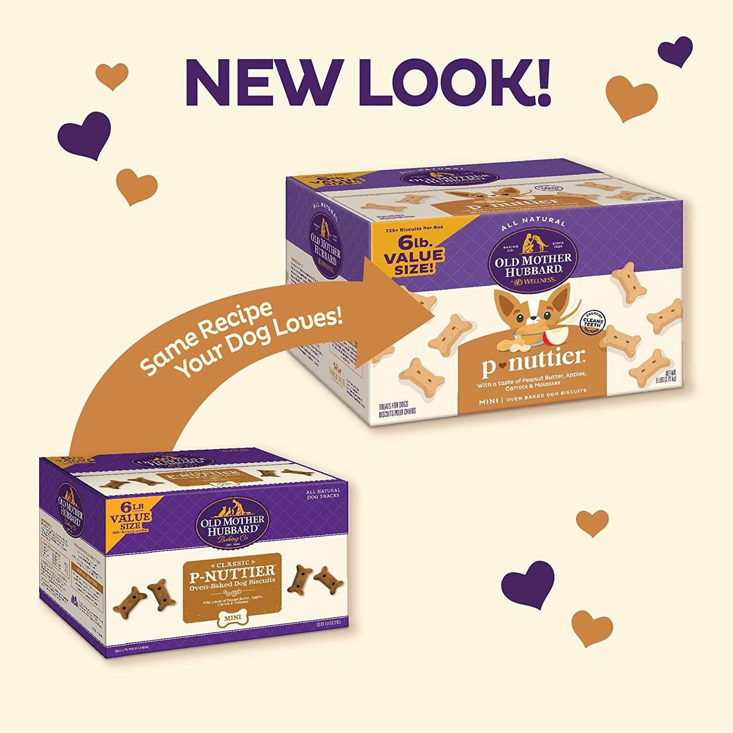 Old Mother Hubbard Classic PNuttier Peanut Butter Dog Treats, Oven