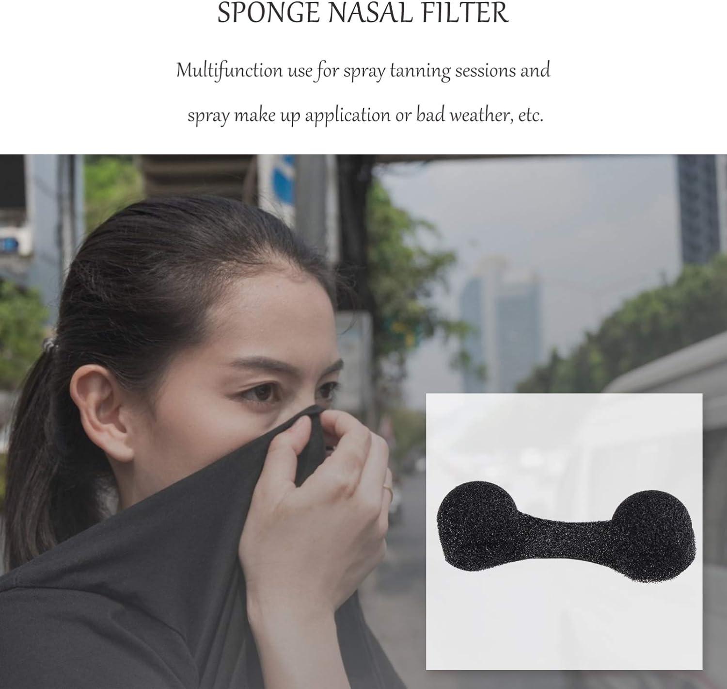 EXCEART Allergy Tablet Nasal Dilators Sponge Nose Filter Plug 50Pcs