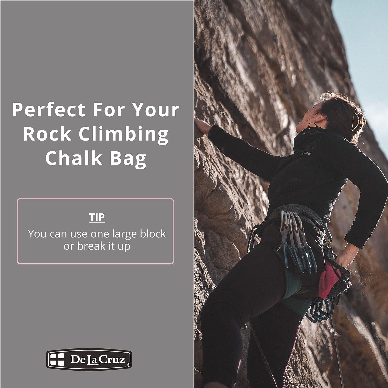 De La Cruz Magnesium Carbonate Gym Chalk Weightlifting, Gymnastics