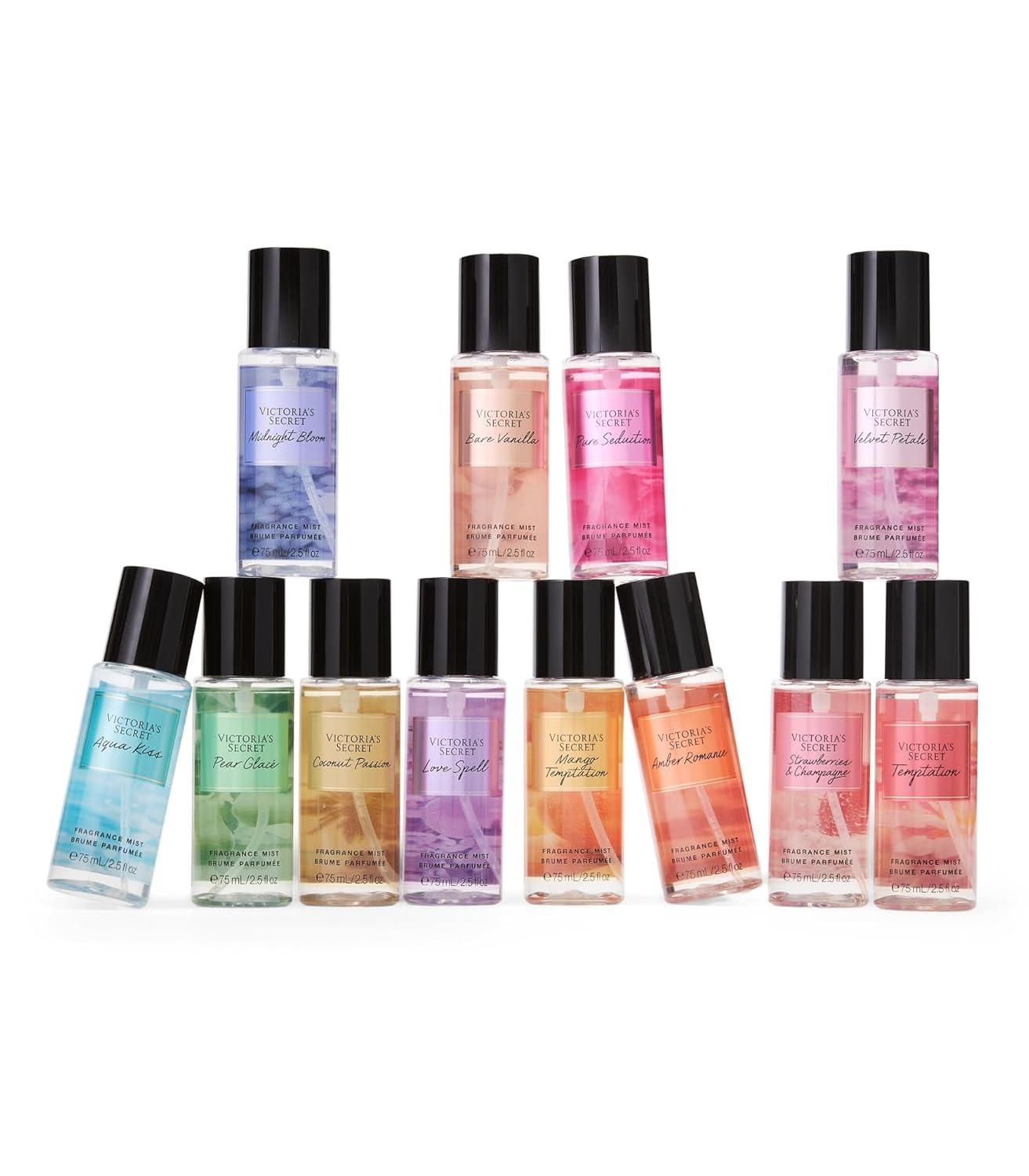 Victoria's Secret Mist Collection 12 Piece Travel Mist Gift Set