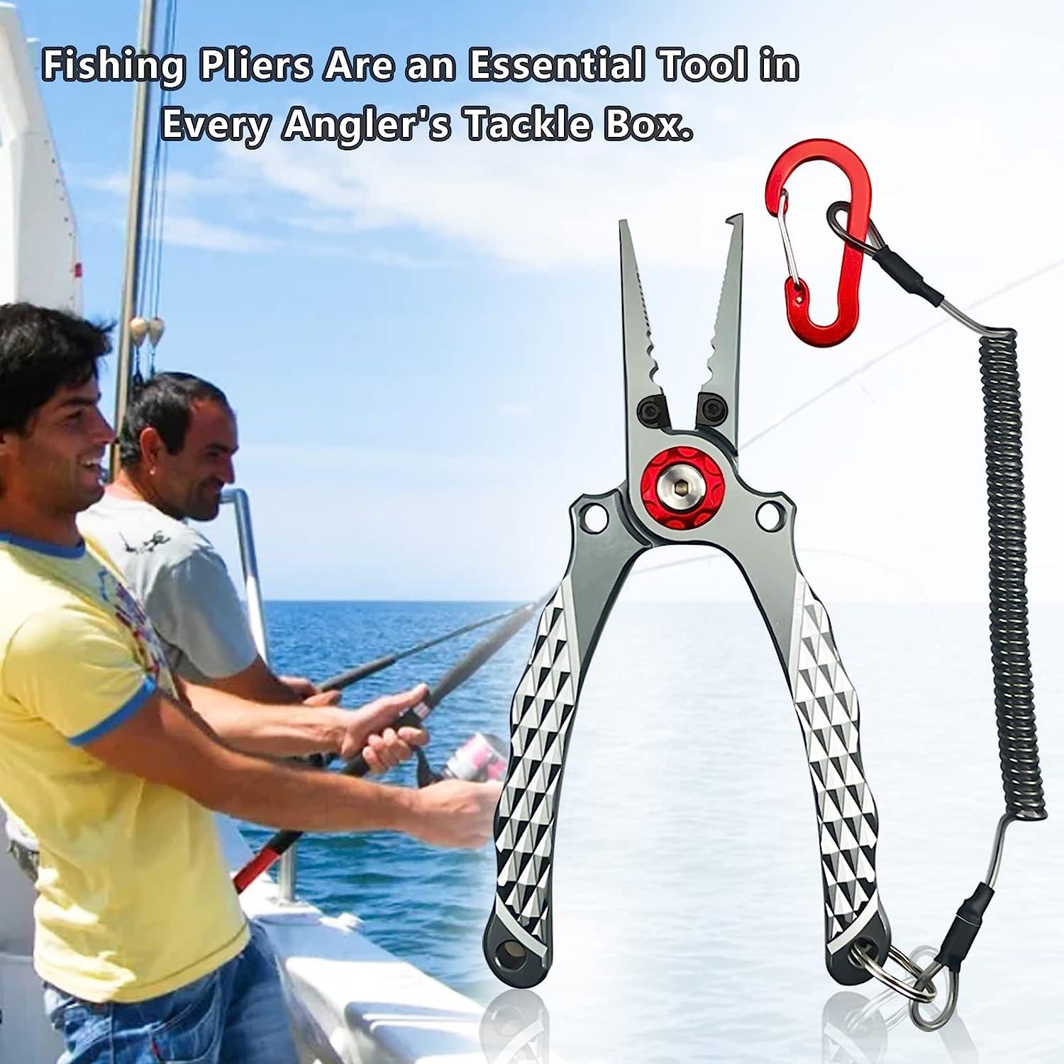 XINBOR Fishing Pliers,420 Stainless Steel Fishing Pliers kit