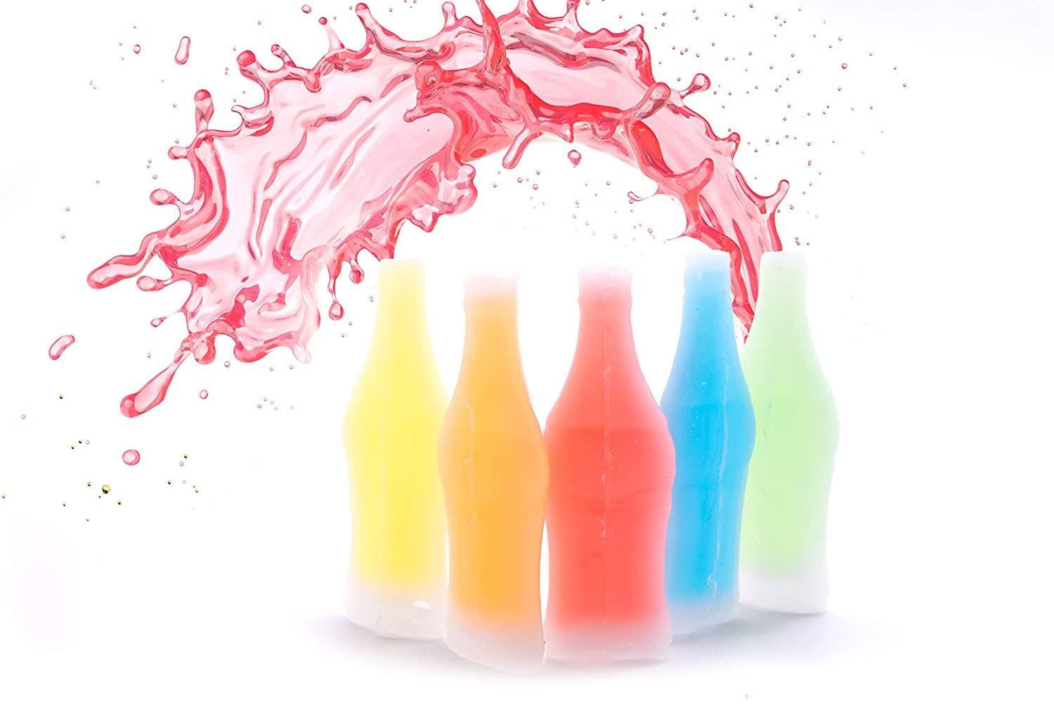 NikLNips Wax Bottles Candy Drinks 1LB Bulk in Resealable Bag Retro Vintage Nostalgic Candies