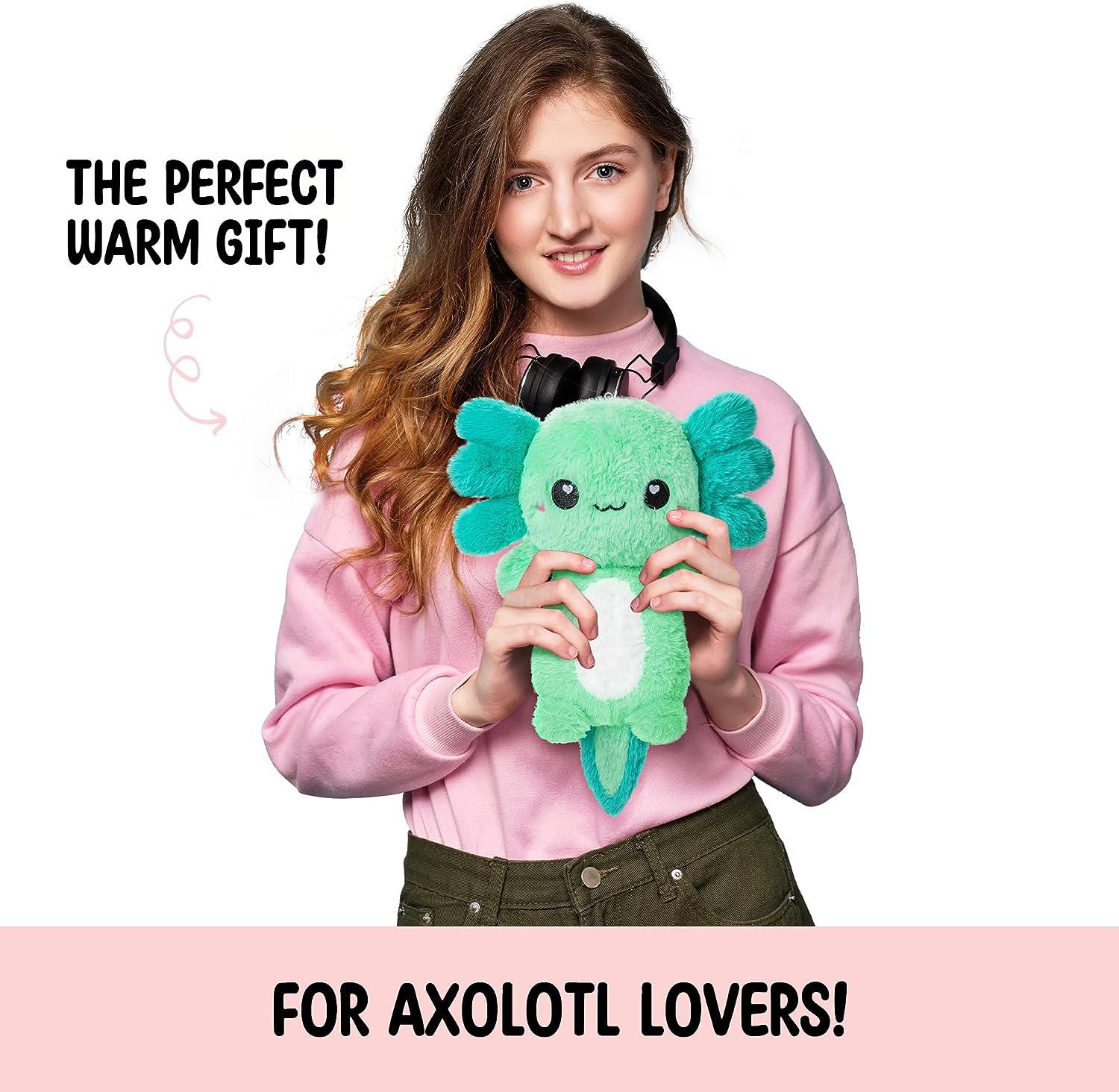 Axolotl Microwavable Unscented Heating Pad for Women and Kids- Cute Soft  Cozy Pillow Plush Heatable Warm Stuffed Animals - Kawaii Hot and Cold  Plushie Food Toy - Axolotl Gifts for Girls and