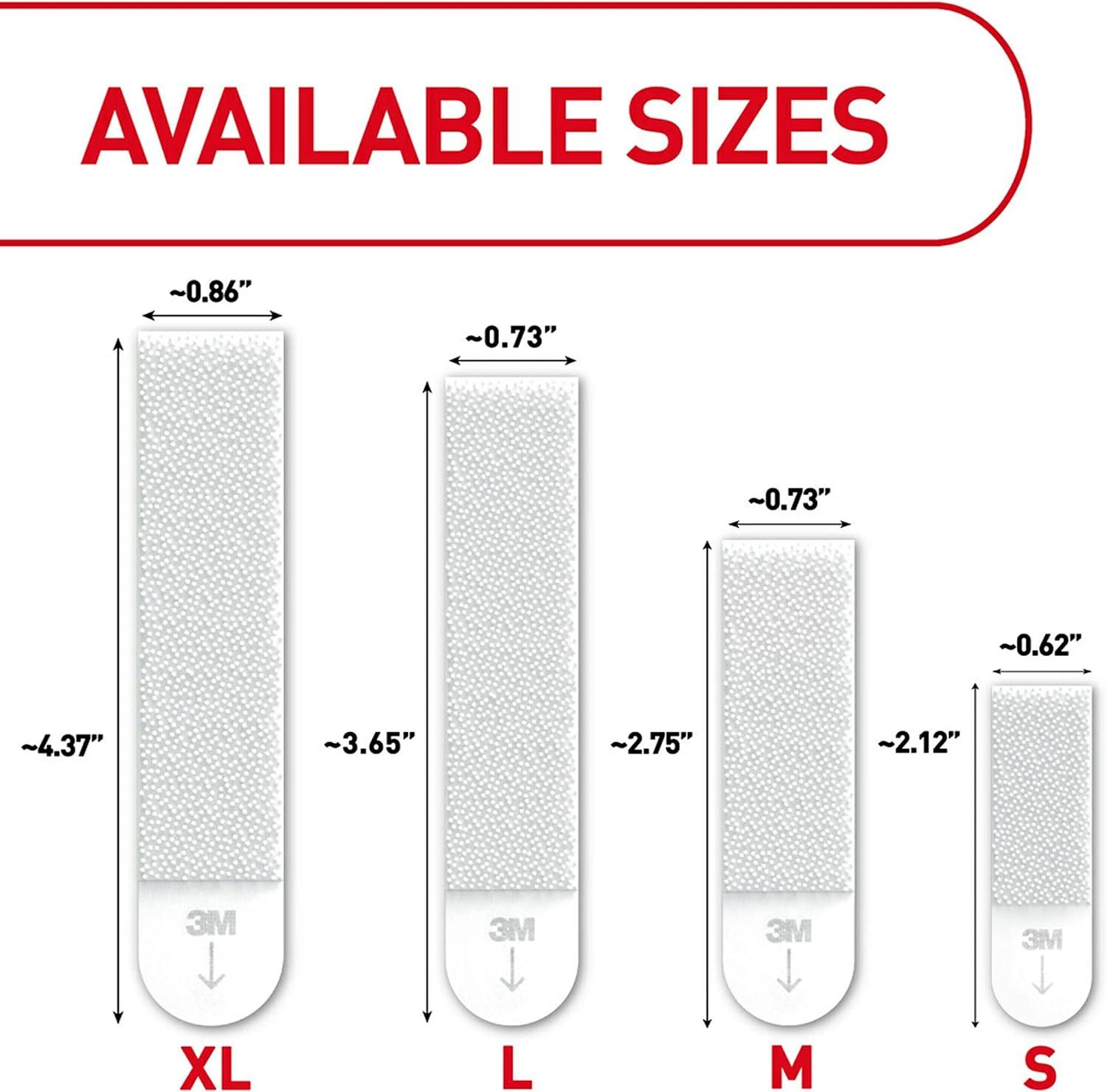 Command™ Picture Hanging Strips 17204WHI-2-EU, White, Medium, 2 Pairs (4 Strips) | 3M