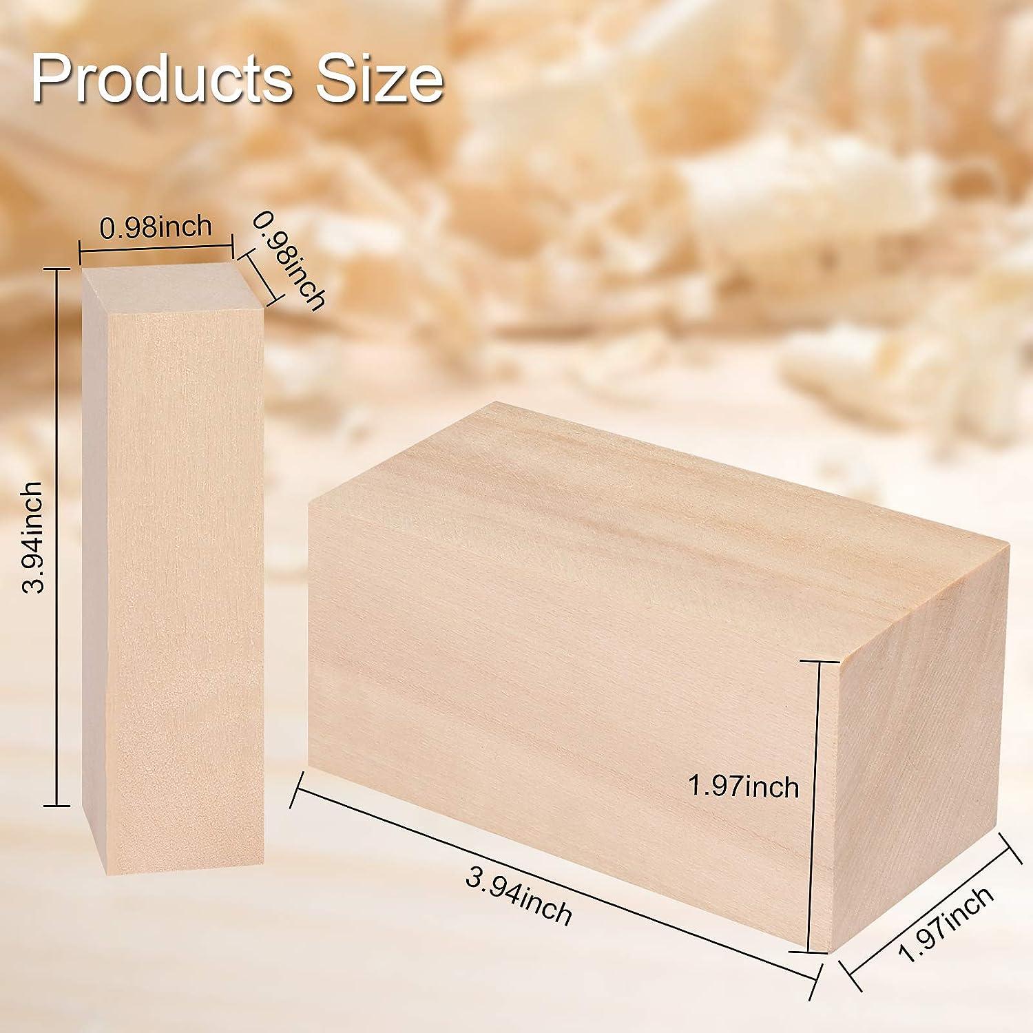 7Pcs Basswood Carving Blocks Whittling Blocks Basswood for Craft Basswood Carving  Wood for Beginner to Expert