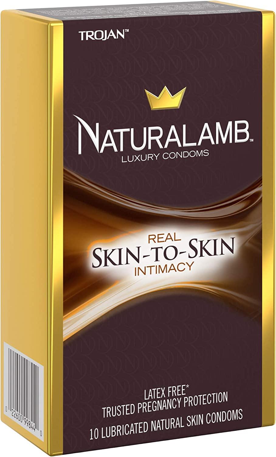 TROJAN NaturaLamb Luxury LatexFree Condoms 10 Count 10 Count (Pack of 1)
