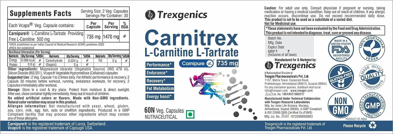 what is carnipure l carnitine l tartrate Instafuel Carnipure® L-Carnitine L-Tartrate 1000mg - Ultimate Pre & Post  Workout Supplement for Energy Production, Weight Management, Muscle  Recovery, Boost Performance & Brain Power main image 1