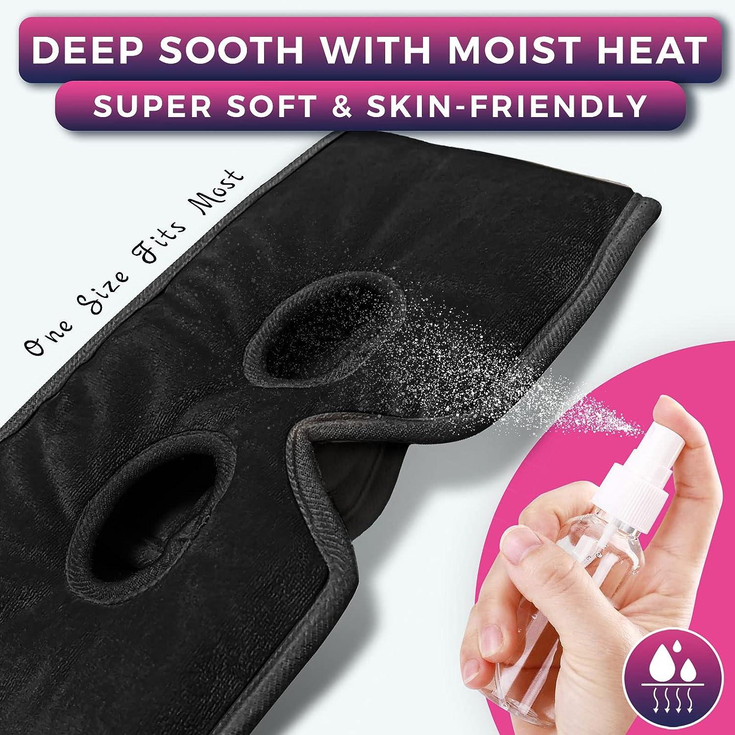 Moist Heat Sinus Pressure Relief Mask Extra Large Face Heating Pad
