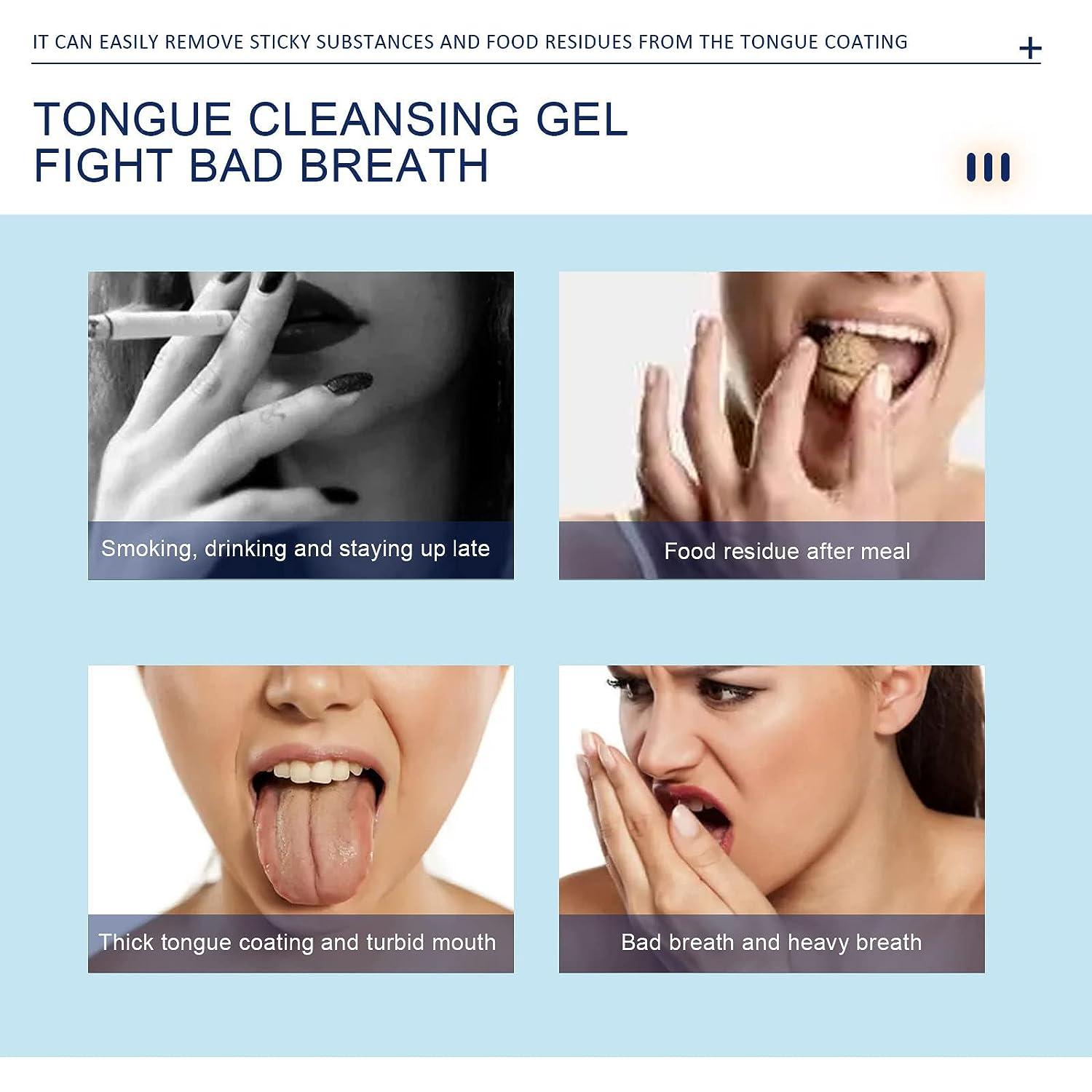 Tongue Cleaning Gel Set Fresh Breath Solution for Adults and Kids