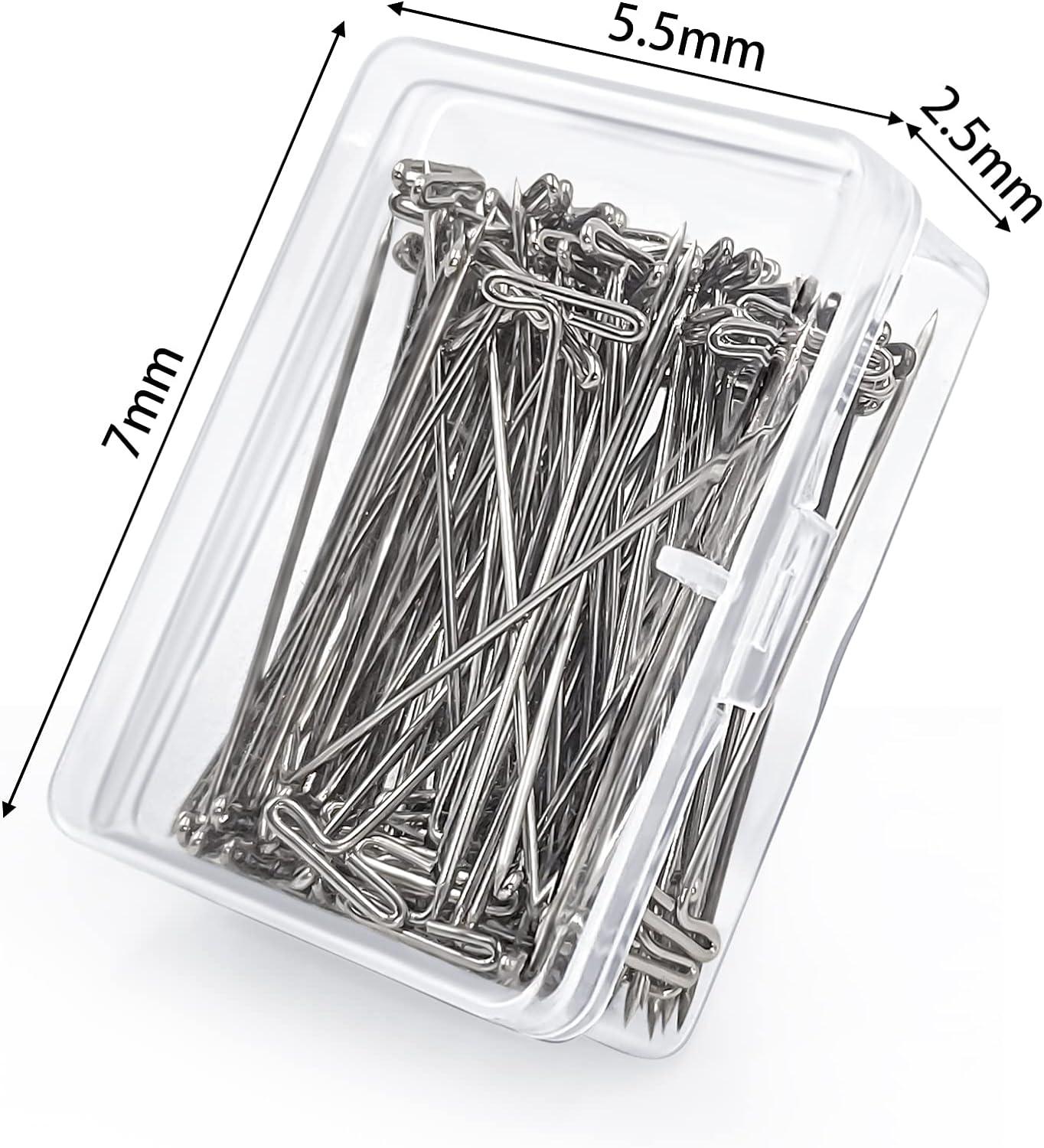  T Pins, Stainless Steel T-pins - Nickel Plated - 300 Pcs (2  Inch) : Office Products