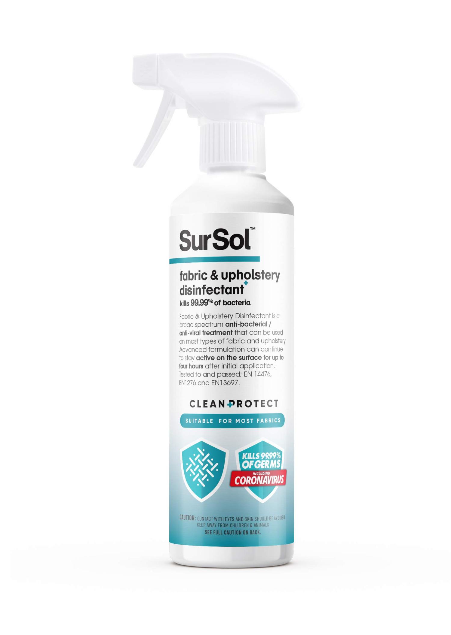 SurSol Fabric & Upholstery Disinfectant 500ml clear