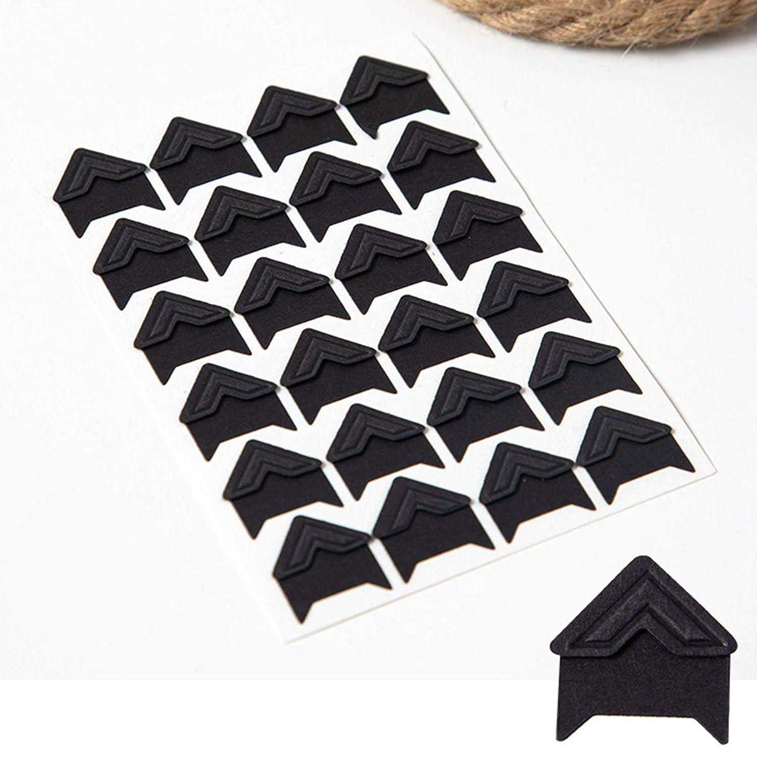 ZUER Scrapbooking Photo Mounting Corners 5 Sheets 120 Pcs Photo Corners