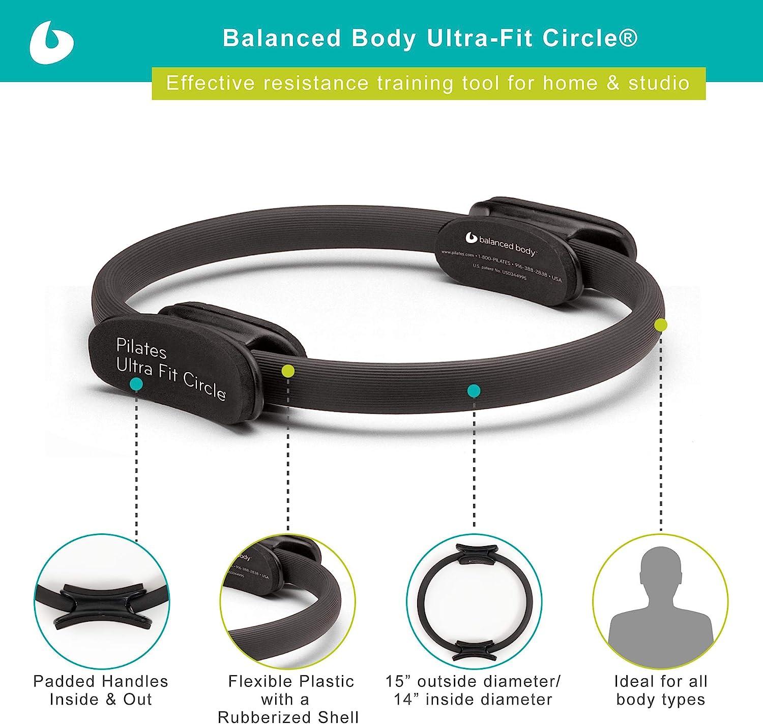 Ultra-Fit Circle Pilates Ring - 15 Inch Pilates Body Ring
