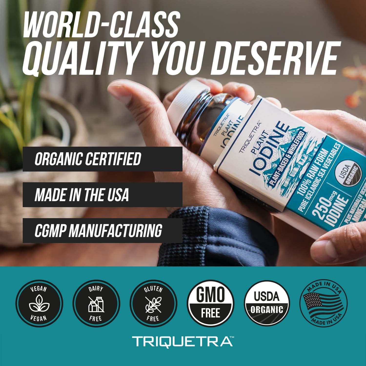 Sea Vegetable Complex Organic Iodine Supplement 250mcg, Whole Food