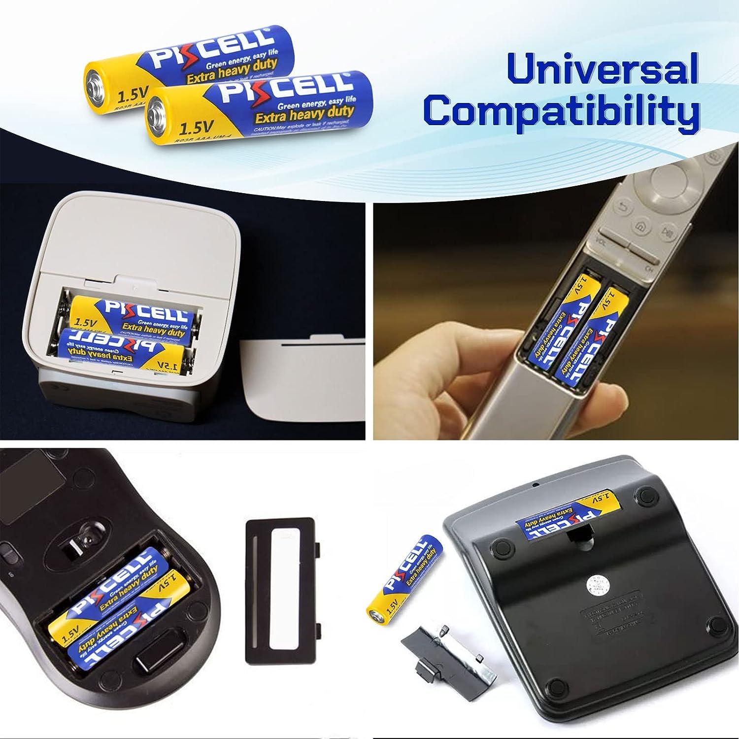 100 Pack AAA Batteries R03P UM4 AAA Battery 1.5V Single Use Battery