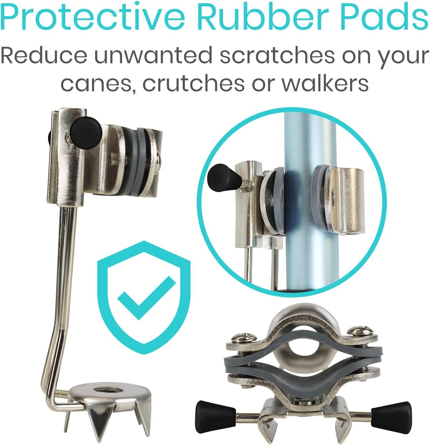 Vive Cane Tips for Ice All Terrain Heavy Duty (2 Pack) Metal