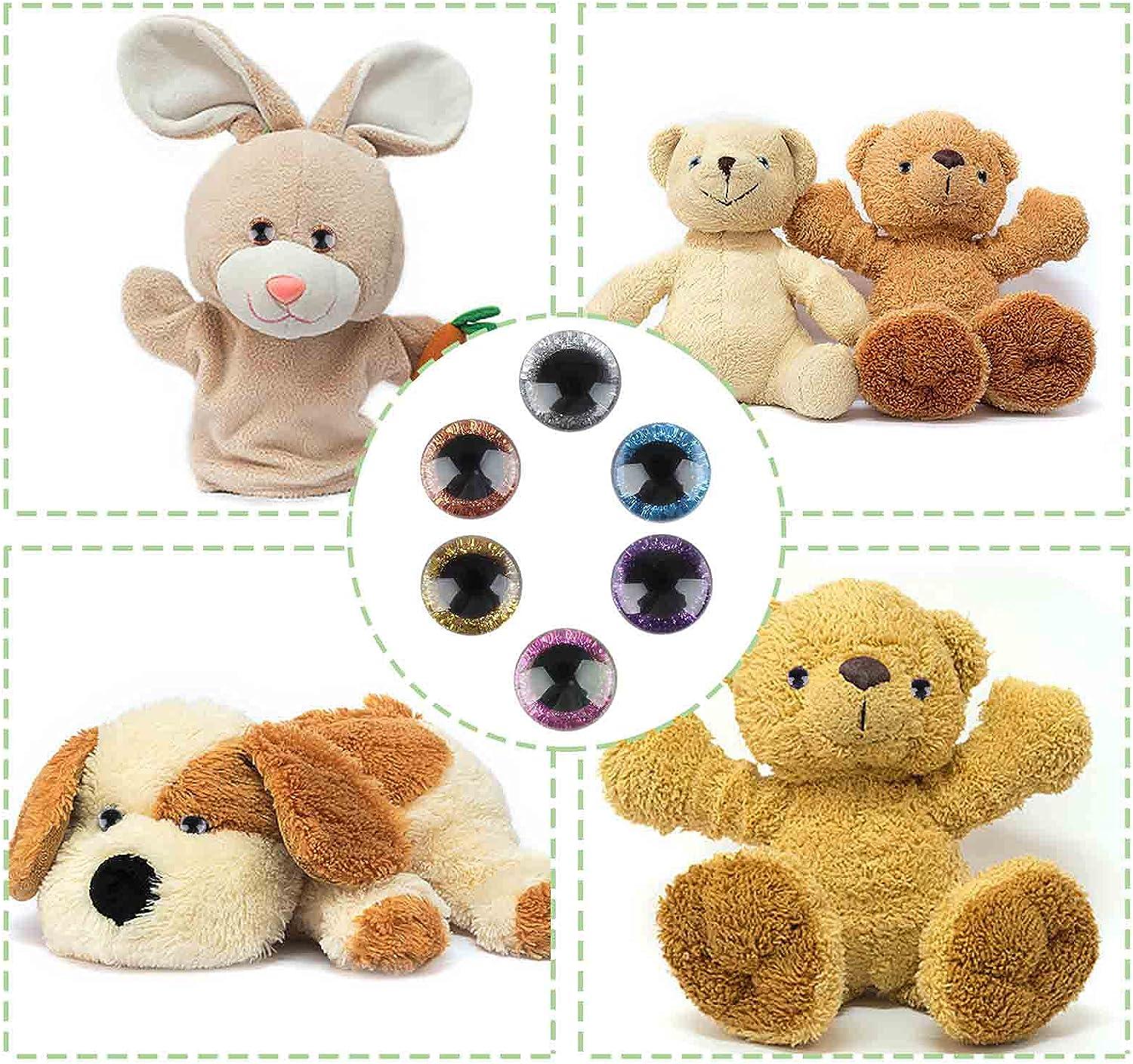 18mm Plastic Brown Animal Safety Eyes for Stuffed Animals 2 Pieces