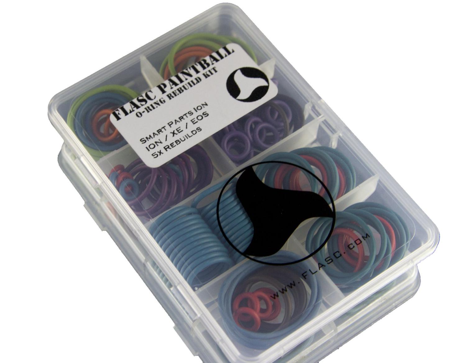 Flasc Paintball Invert Mini 5X Color Coded Paintball o-Ring Rebuild kit ...