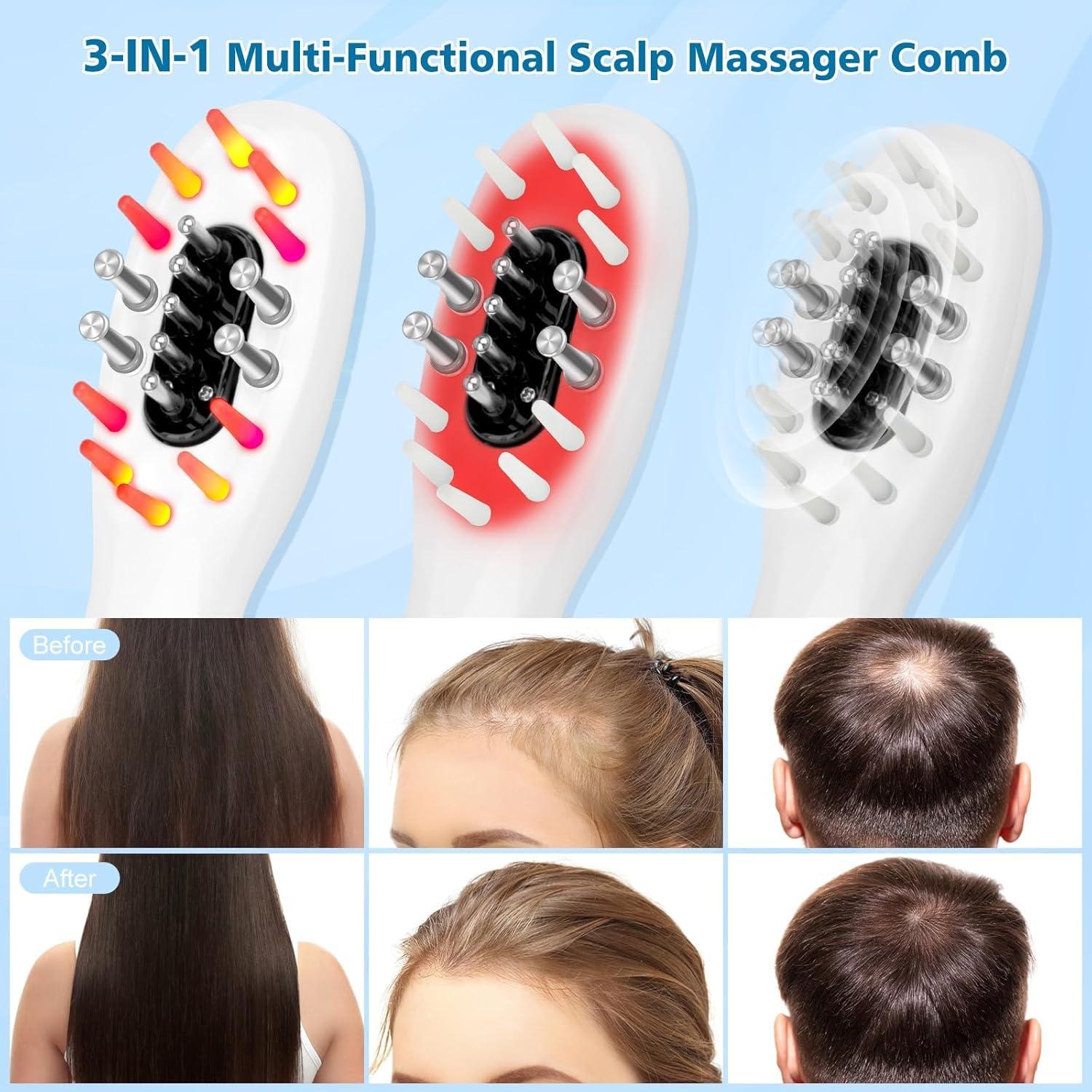 hair vibration massager Laser Comb & Scalp Massager | TOUCHBeauty VITA main image 0