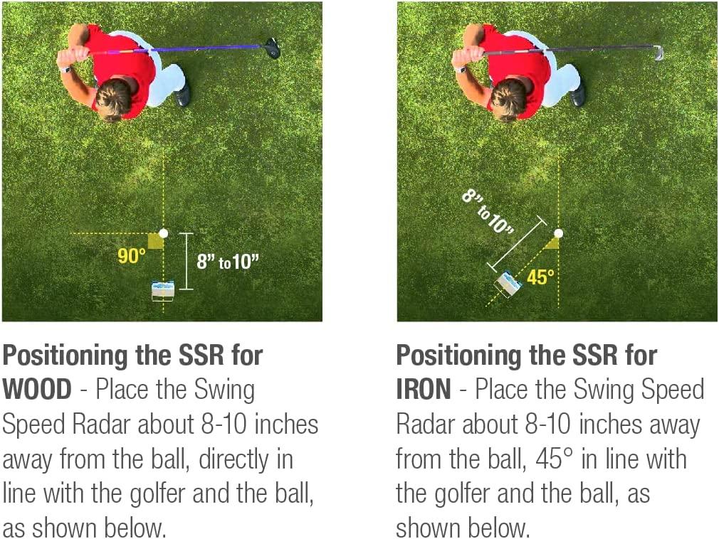 Swing Speed Radar Accurate Golf & Bat Swing Speeds 20200 MPH