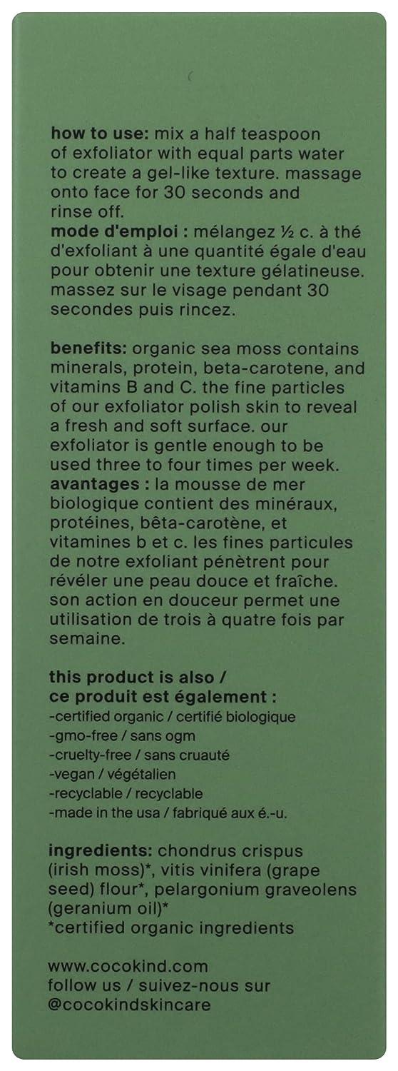 Cocokind Organic Sea Moss Exfoliator