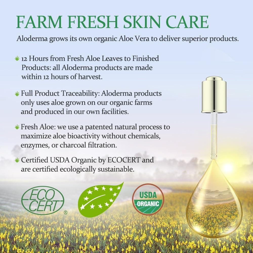Aloderma 24K Gold Leaf Aloe Gel - Age-Defying Essence for Youthful Skin |  Hydrating Allantoin & Hyaluronic Acid | 7oz Luxury Moisturizer | Buy Now  with Express International Delivery | GoSupps.com