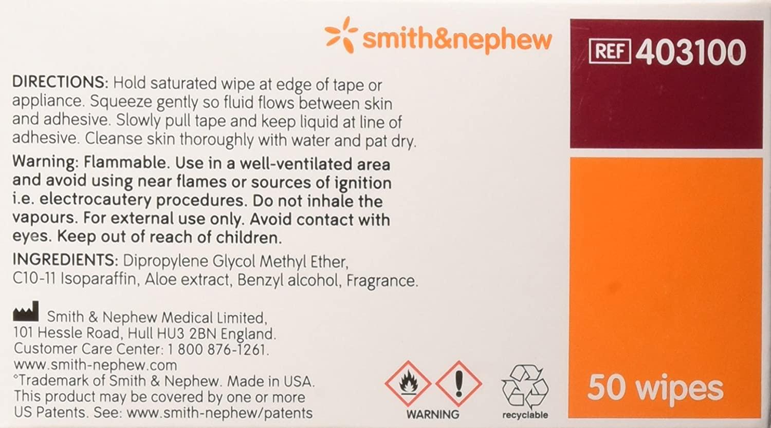 Remove Adhesive Remover Wipe by Smith & Nephew 403100
