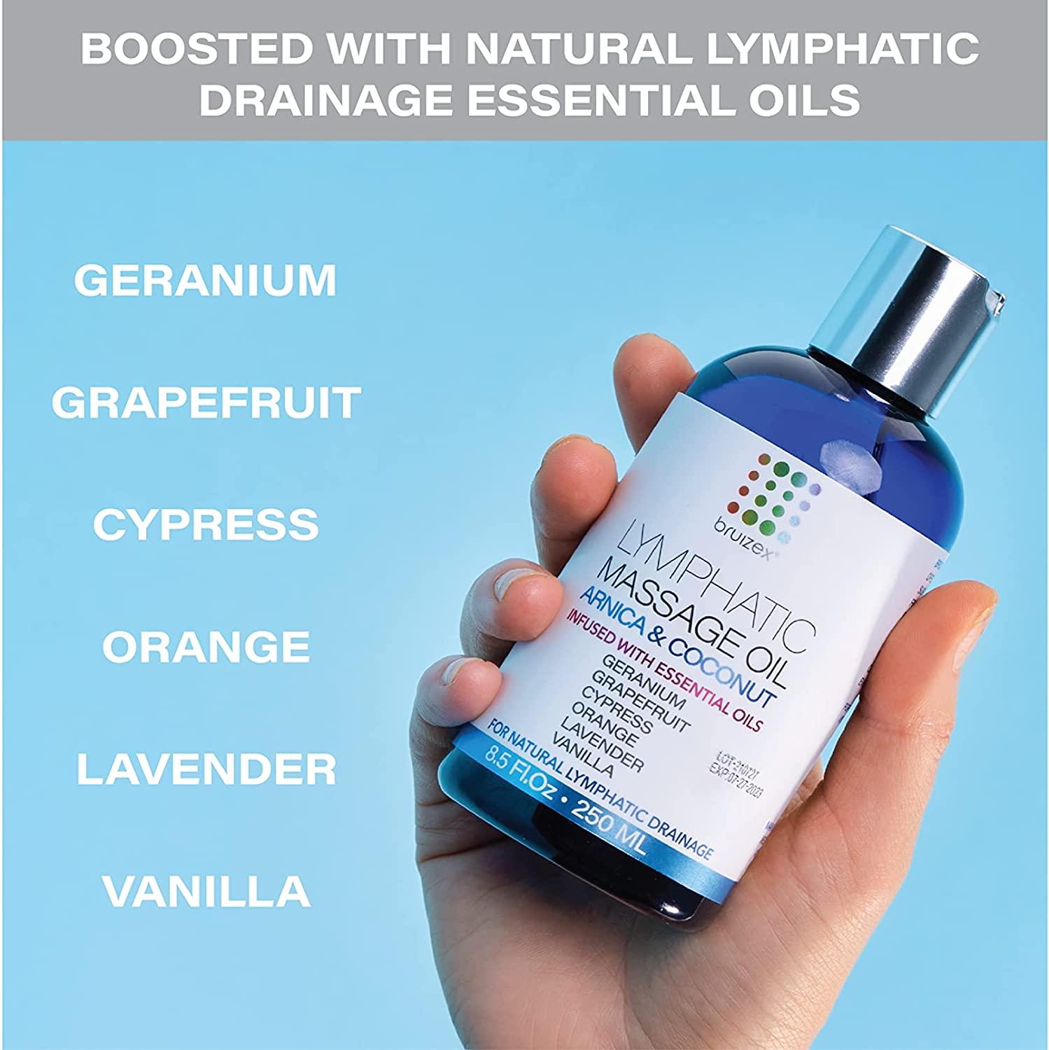 Lymphatic Massage Oil Natural Oil for Lymphatic Drainage, Post Surgery