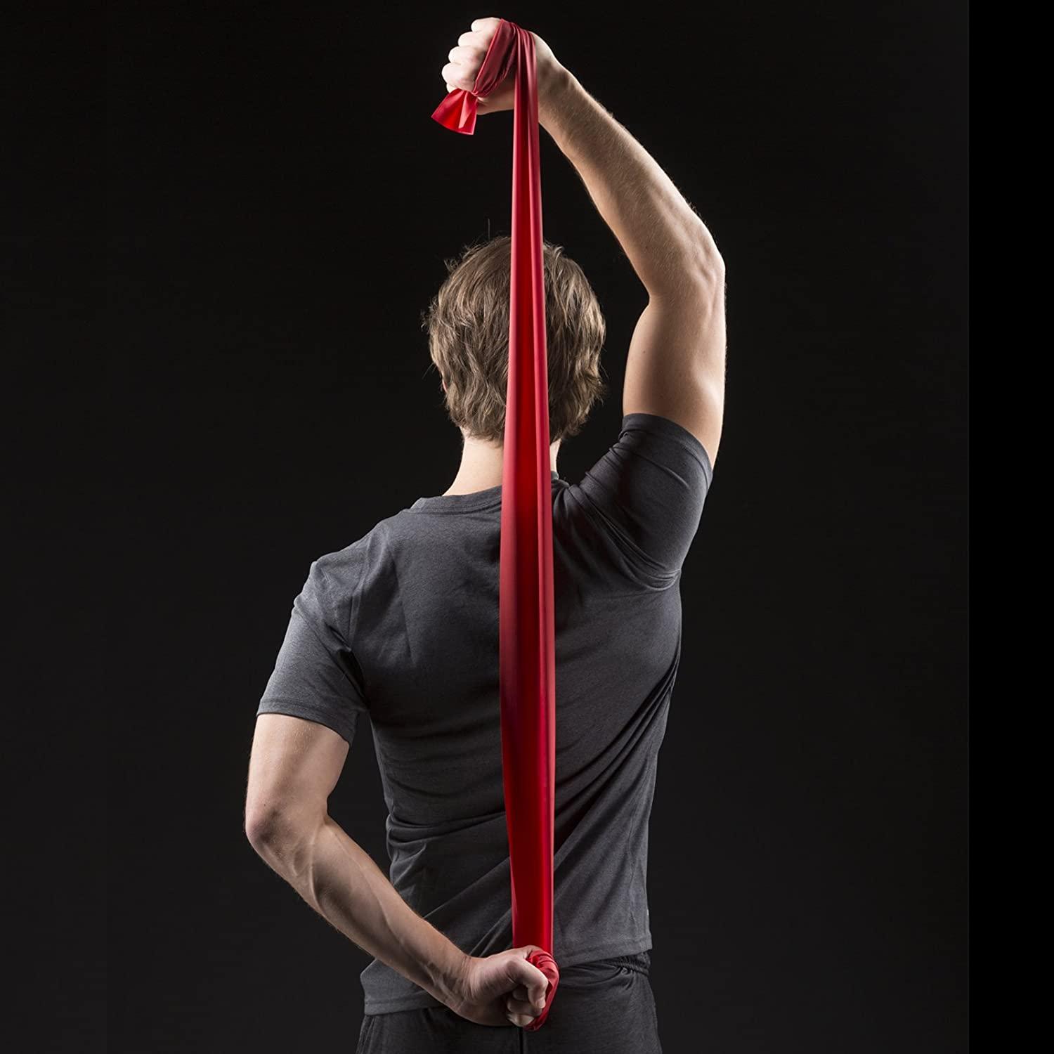 TheraBand NonLatex Resistance Bands Set for Upper & Lower Body Exercise Physical Therapy