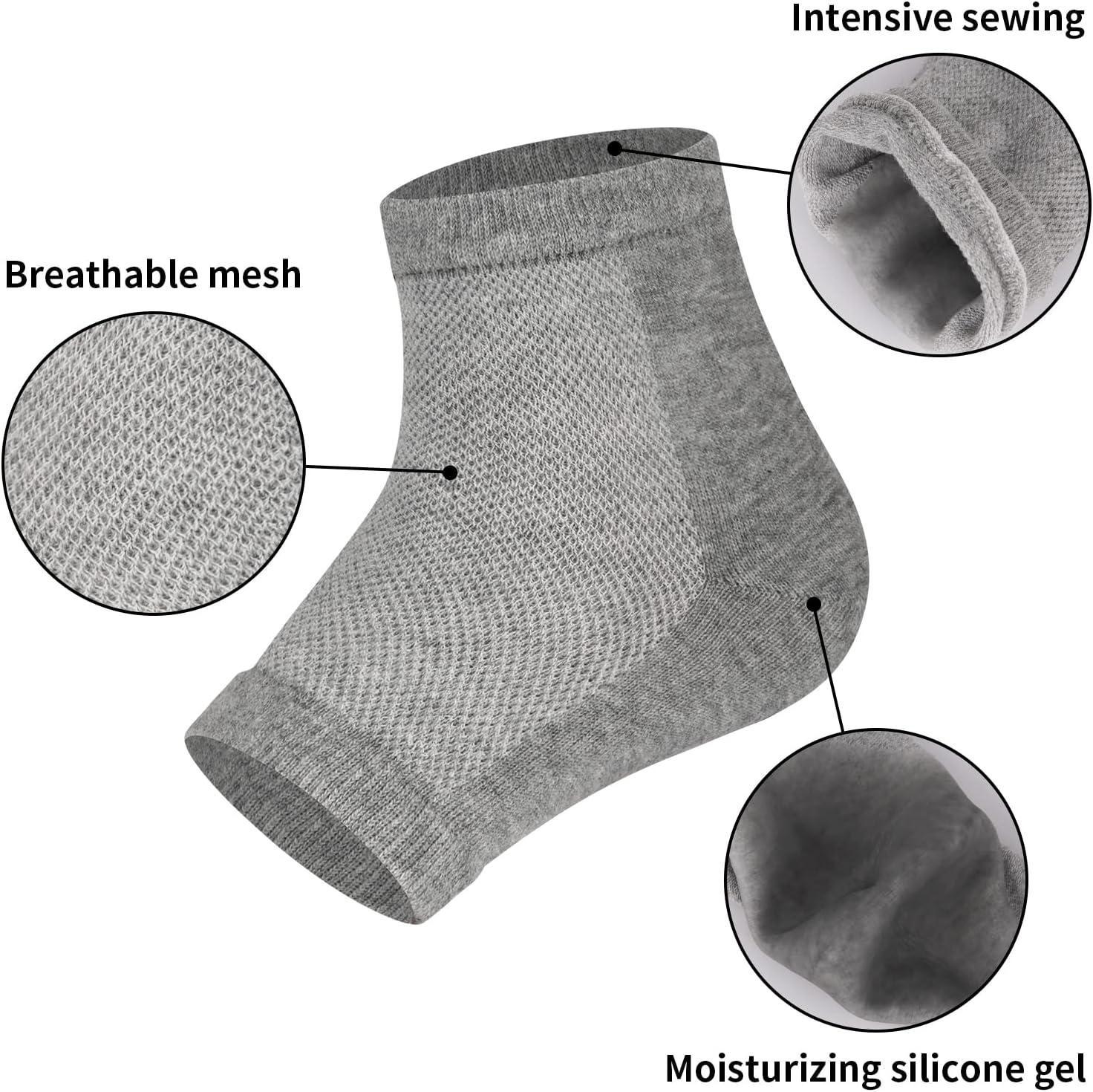 Gel Socks Reusable Repair Heel Feet Care Dry Cracked Moisturizing Socks For  Cus | eBay