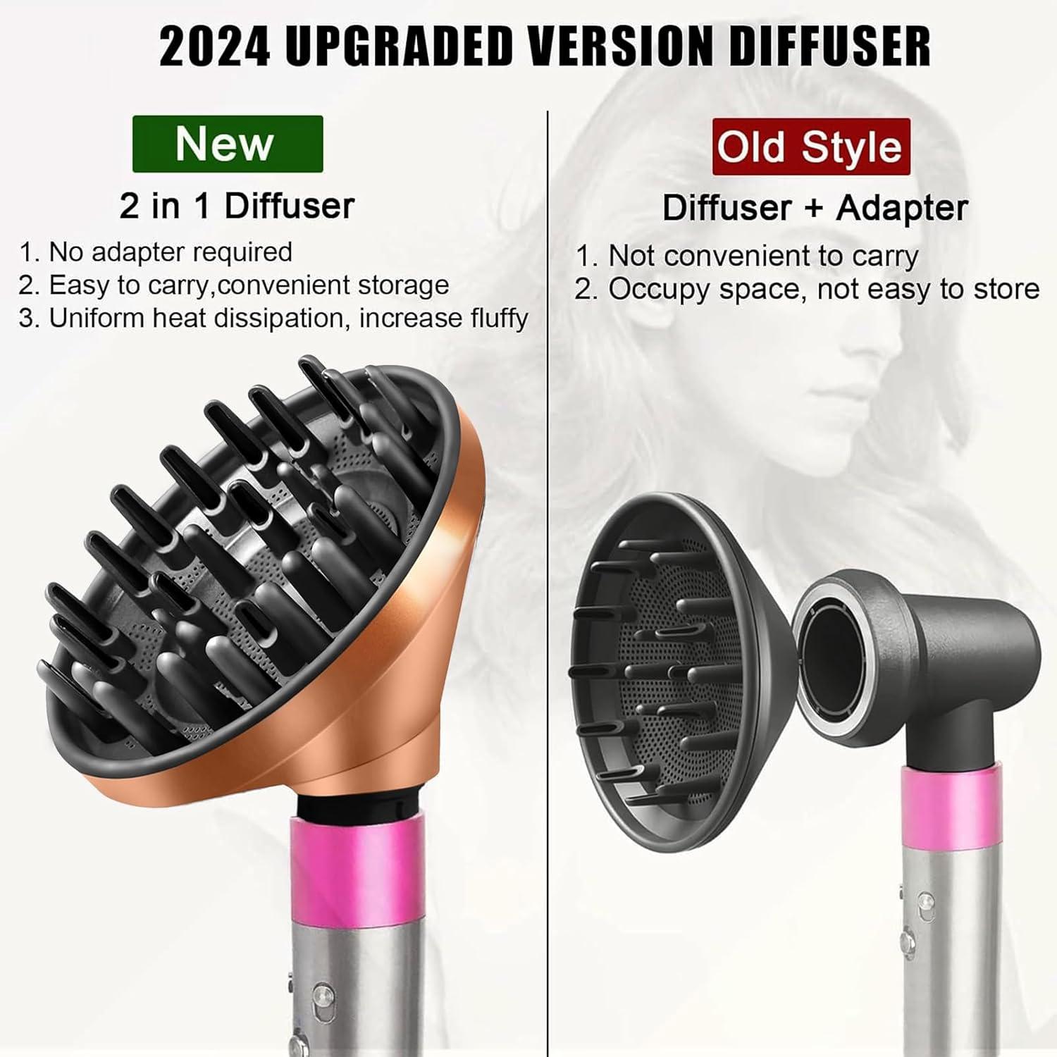 Diffuser Curling Attachment For Dyson Hair Dryer Buy Gold Diffuser