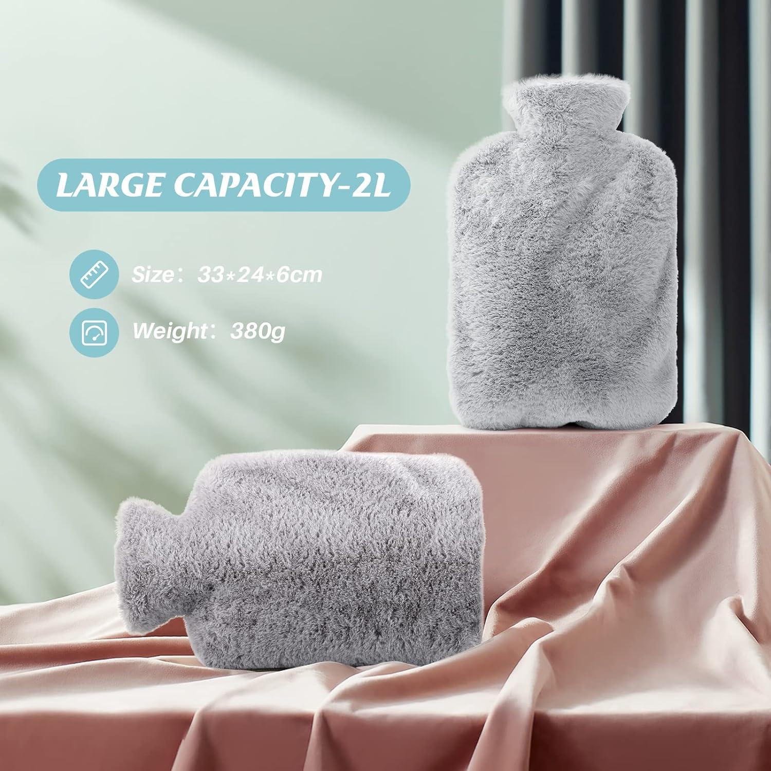 Fashy Hot Water Bag With Fleece Cover Blue Hot Water Bag 1 PC | Kulud Pharmacy