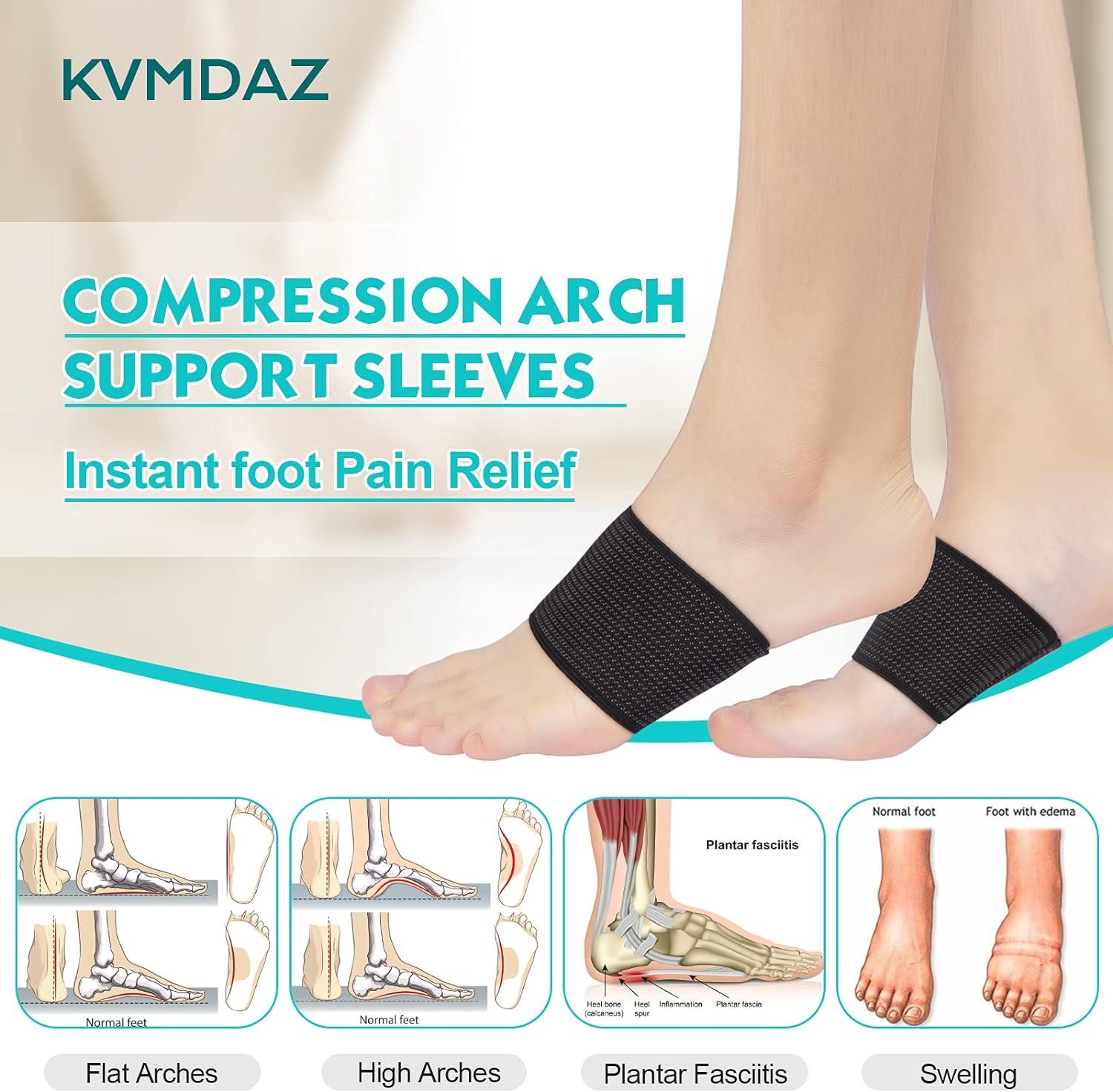 Arch Support Sleeves for Plantar Fasciitis Foot Pain Relief
