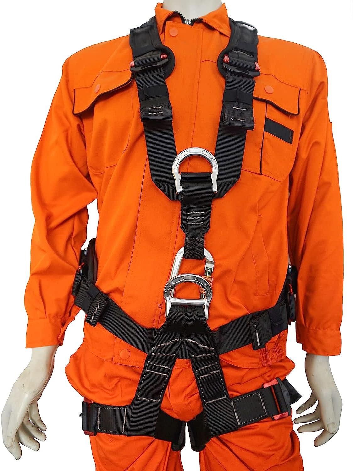 SOB Full Body Climbing Harness Can Be Inverted Thicken Widen Protect Waist Safety Harness Tree