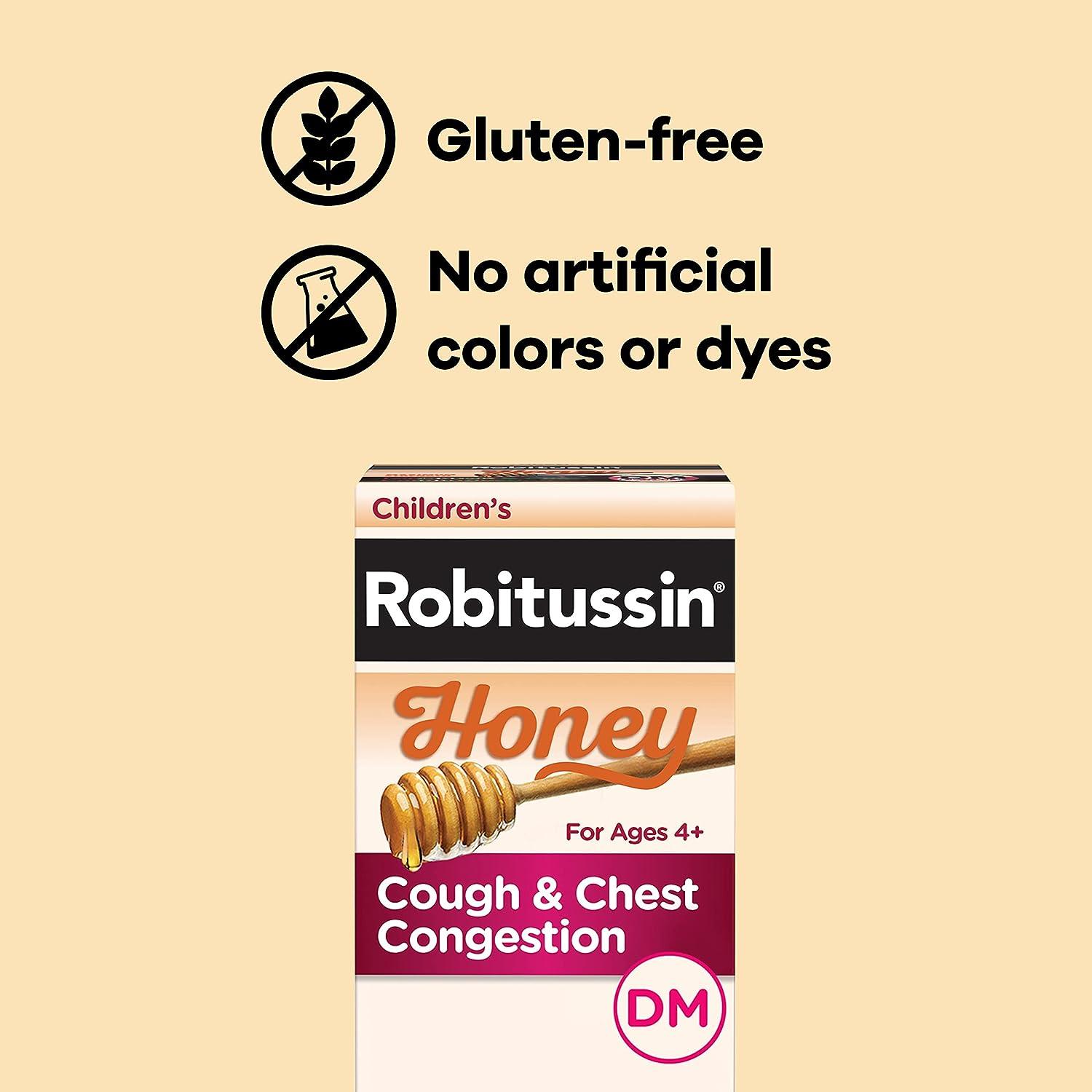Robitussin Honey Cough and Chest Congestion DM Children's Cough