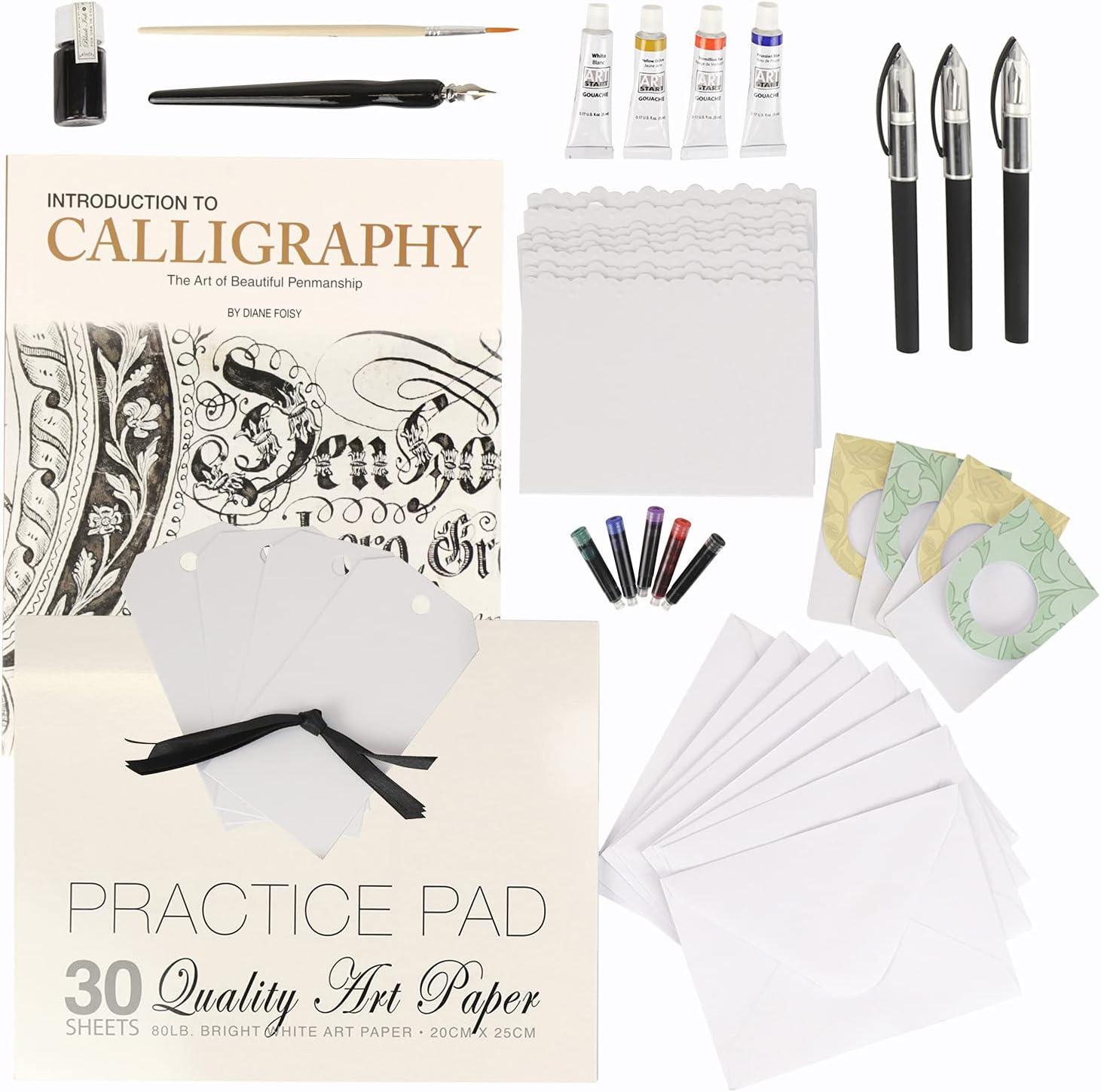 Calligraphy Paper: 150 large sheet pad, perfect calligraphy