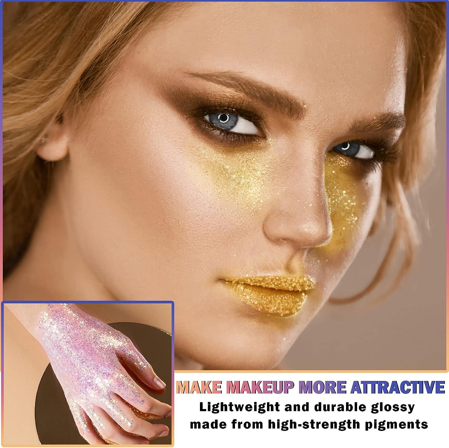 2022 Glitter Eye Shadow Shimmer Face Jewels Pigment Body Face Glitter Gel  Cream